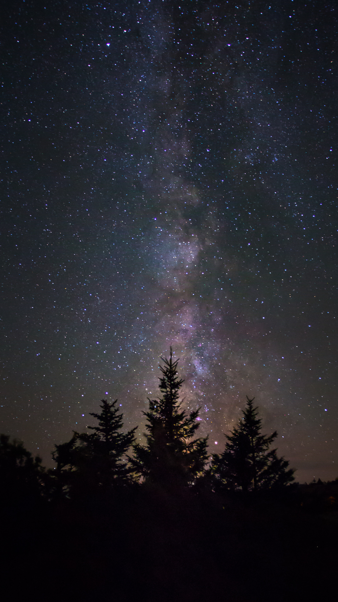 Milky Way From Cadillac Mountain 5k Wallpaper In 1440x2560 Resolution