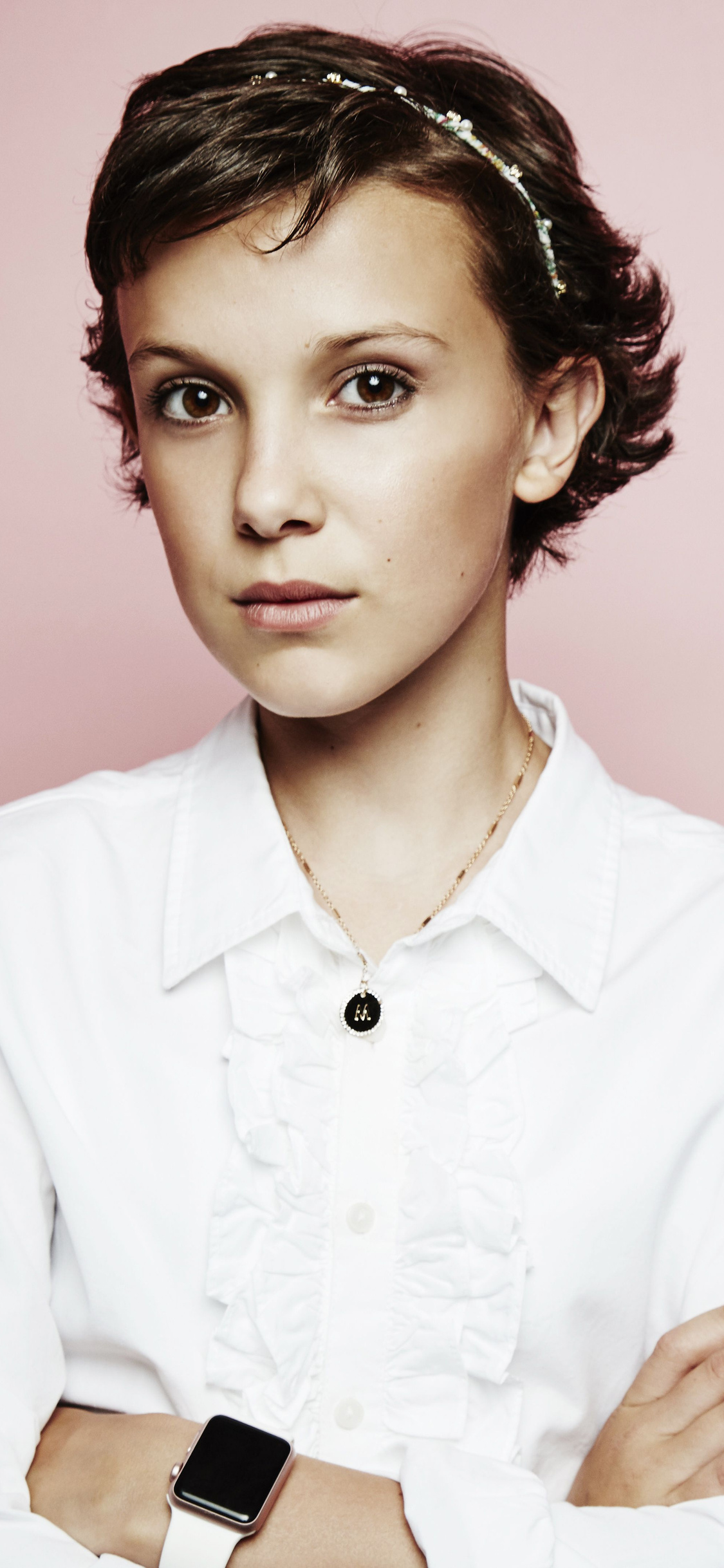 1125x2436 Millie Bobby Brown 5k Iphone XS,Iphone 10,Iphone X HD 4k