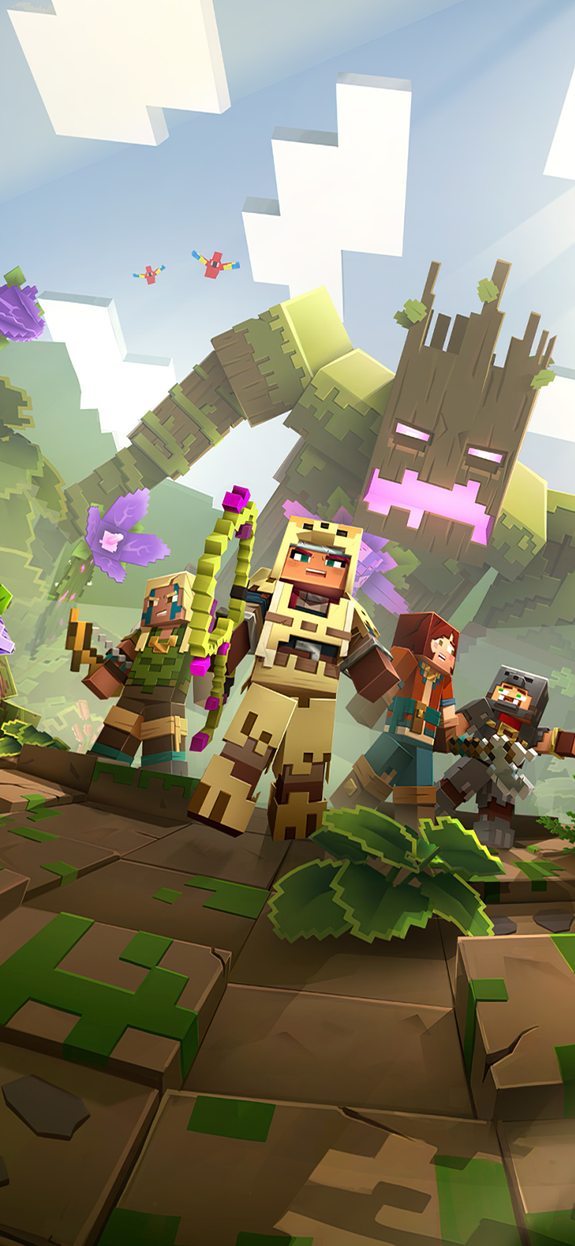 1125x2436 Minecraft Dungeons Jungle Awakens Hero Iphone XSIphone 10Iphone  X HD 4k Wallpapers Images Backgrounds Photos and Pictures