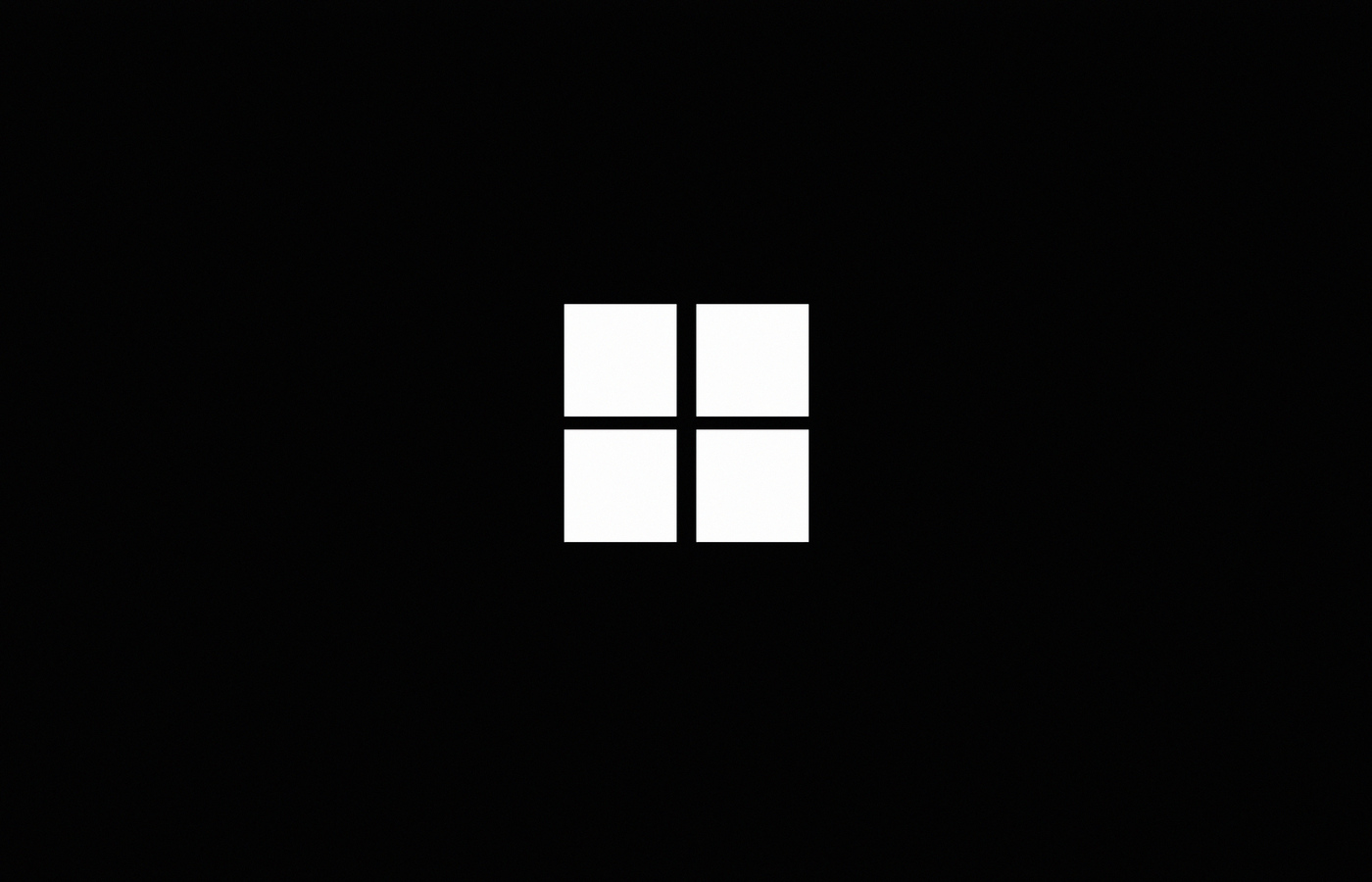 1400x900 Minimalistic Windows Logo Black 4k 1400x900 Resolution HD 4k ...