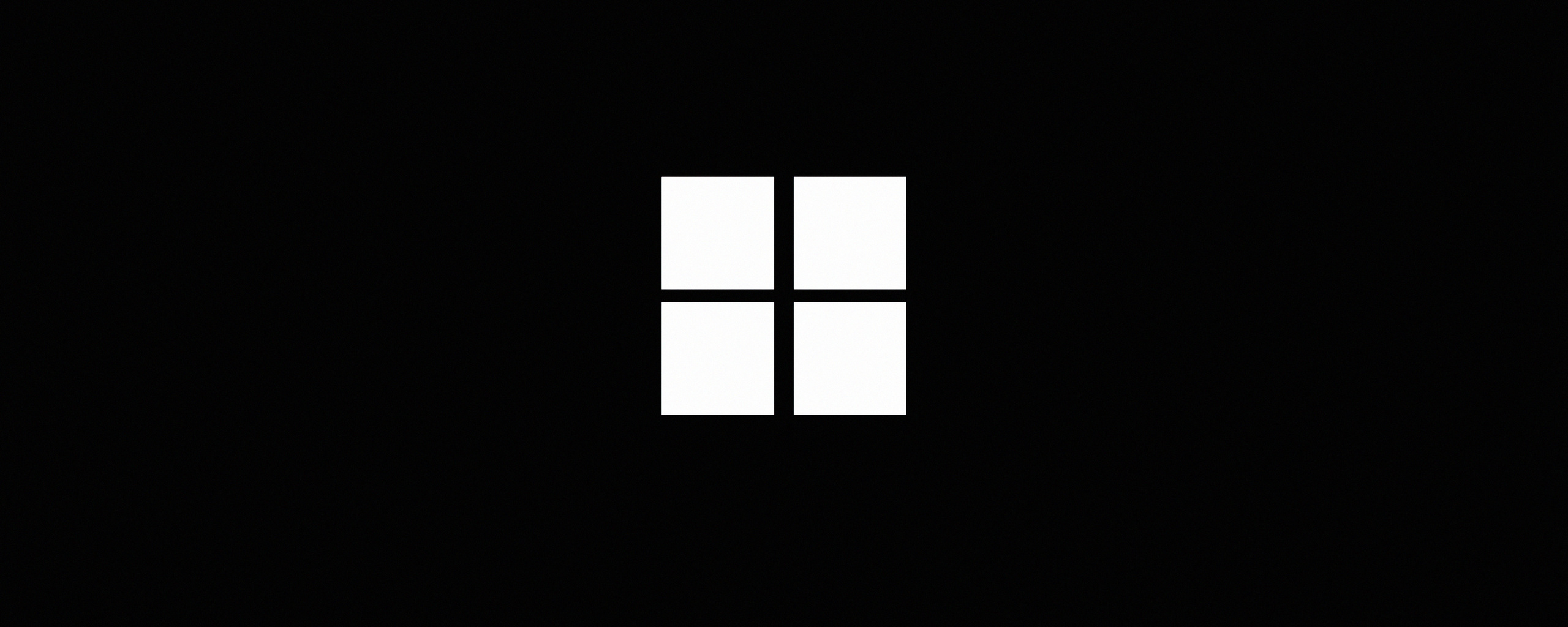 2560x1024 Minimalistic Windows Logo Black 4k Wallpaper,2560x1024 ...