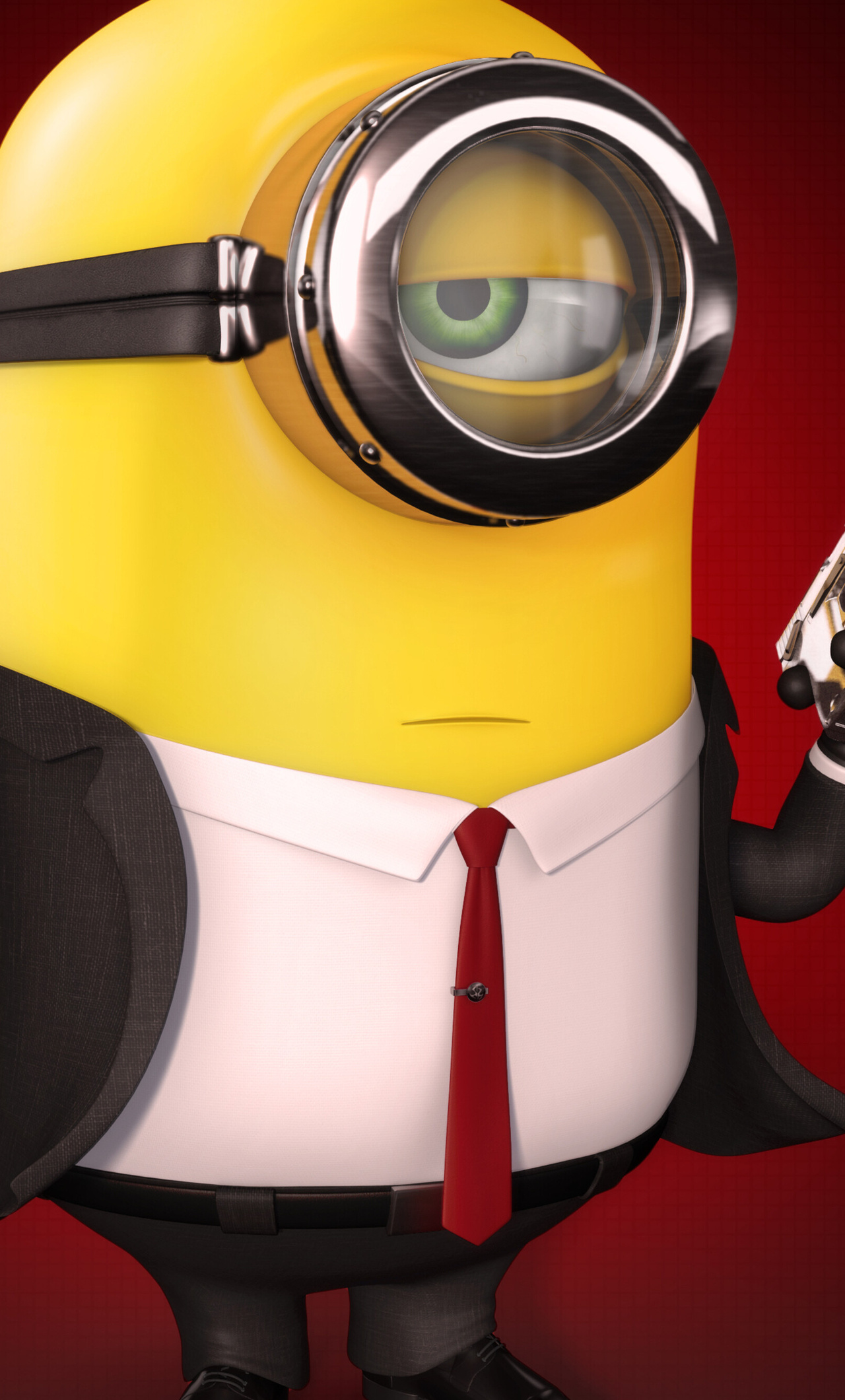 1280x2120 Minion Hitman 5k iPhone 6+ HD 4k Wallpapers, Images