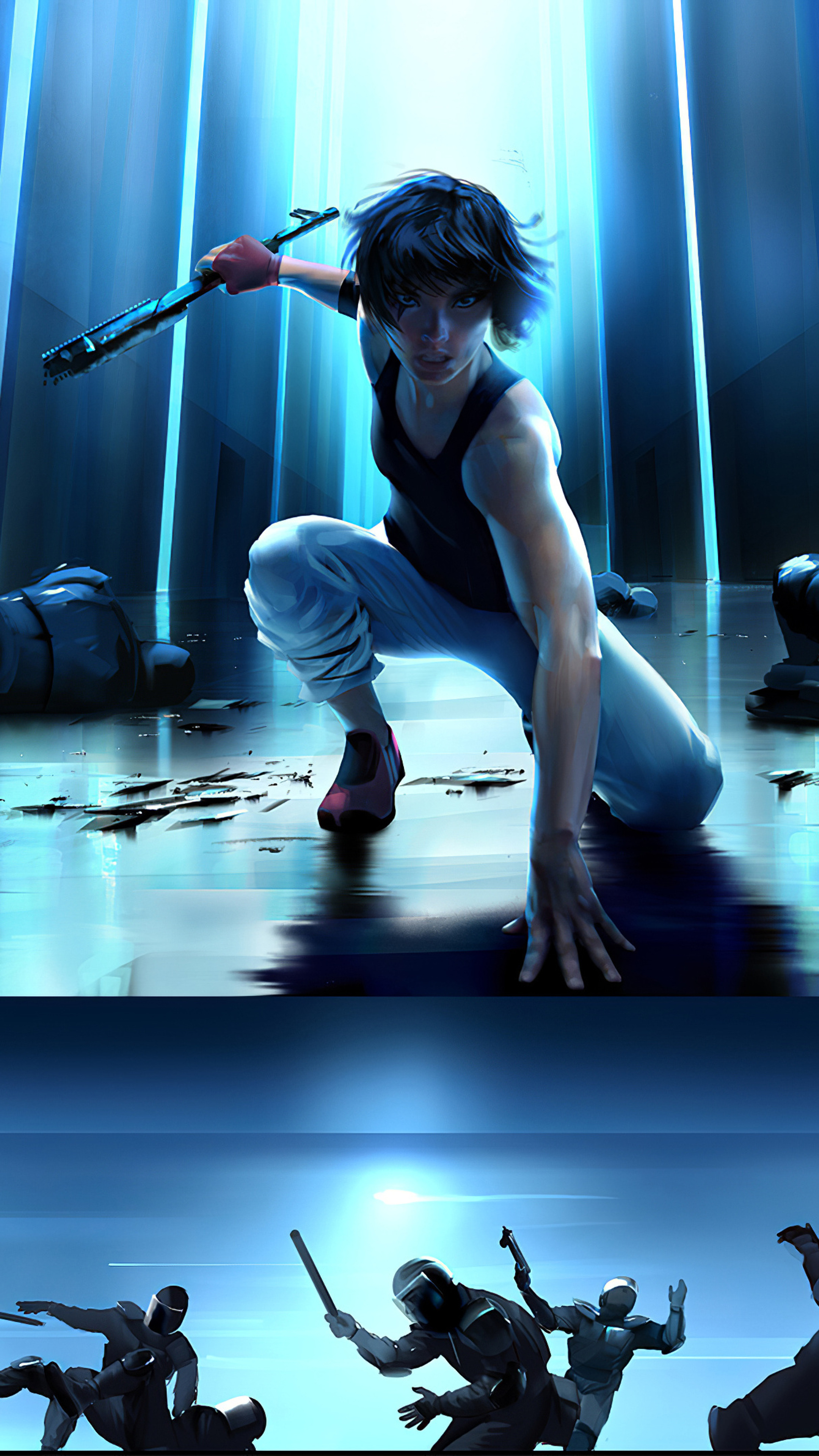 2160x3840 Mirrors Edge Catalyst Close Combat 4k Sony Xperia X Xz Z5 Premium Hd 4k Wallpapers