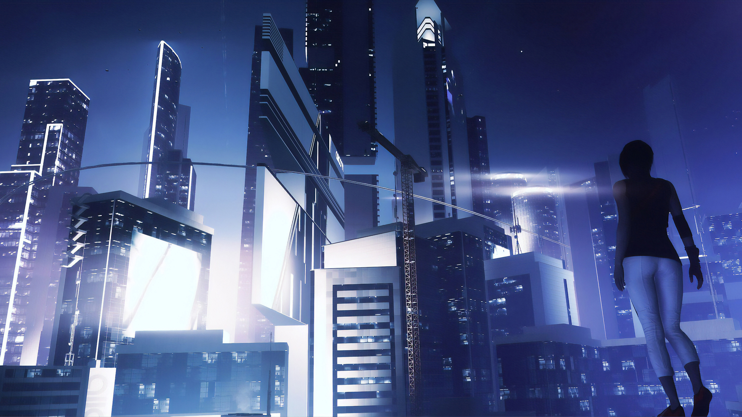 Mirrors Edge Catalyst 1440p abstract wallpaper RE by TheSyanArt on