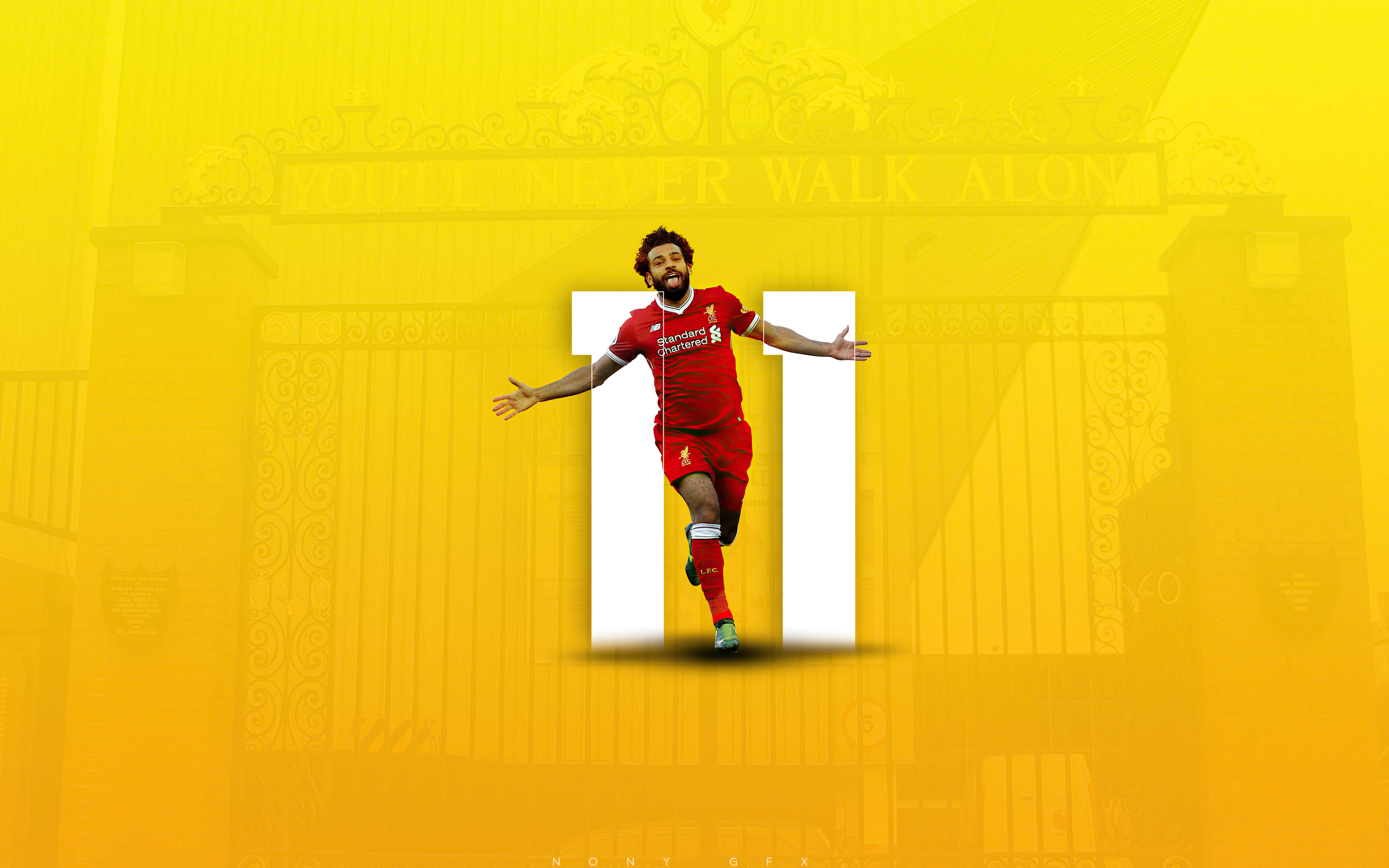 Mohamed Salah Liverpool Fc Wallpaper In 2880x1800 Resolution