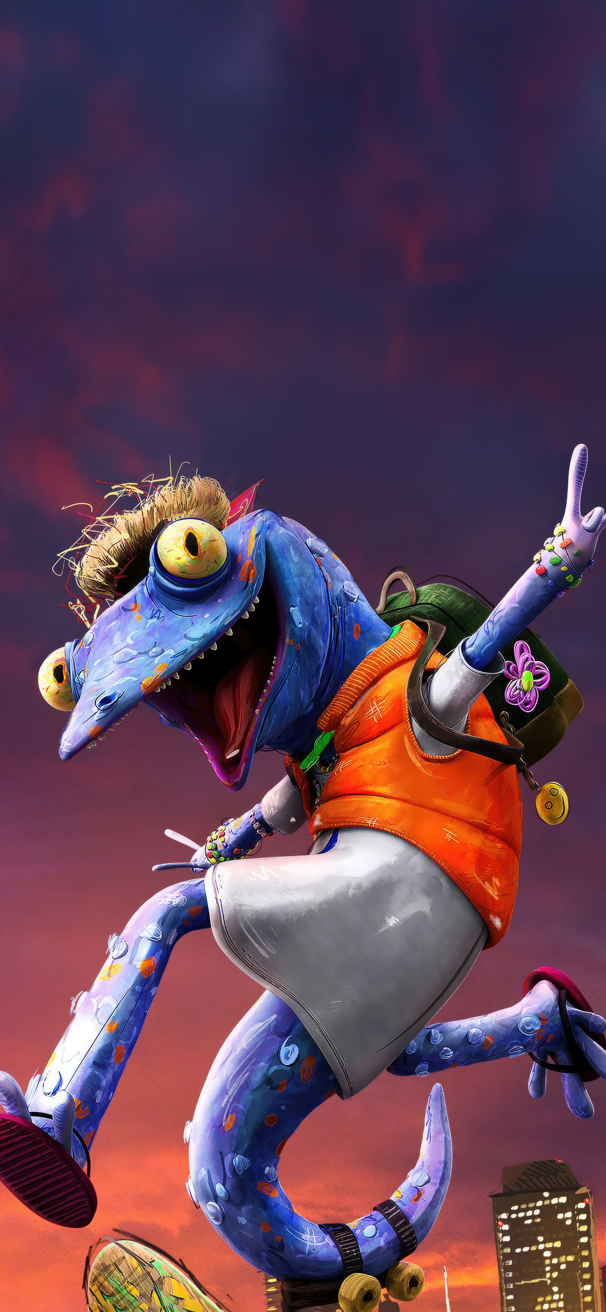 1242x2688 Mondo Gecko In Teenage Mutant Ninja Turtles Mutant Mayhem