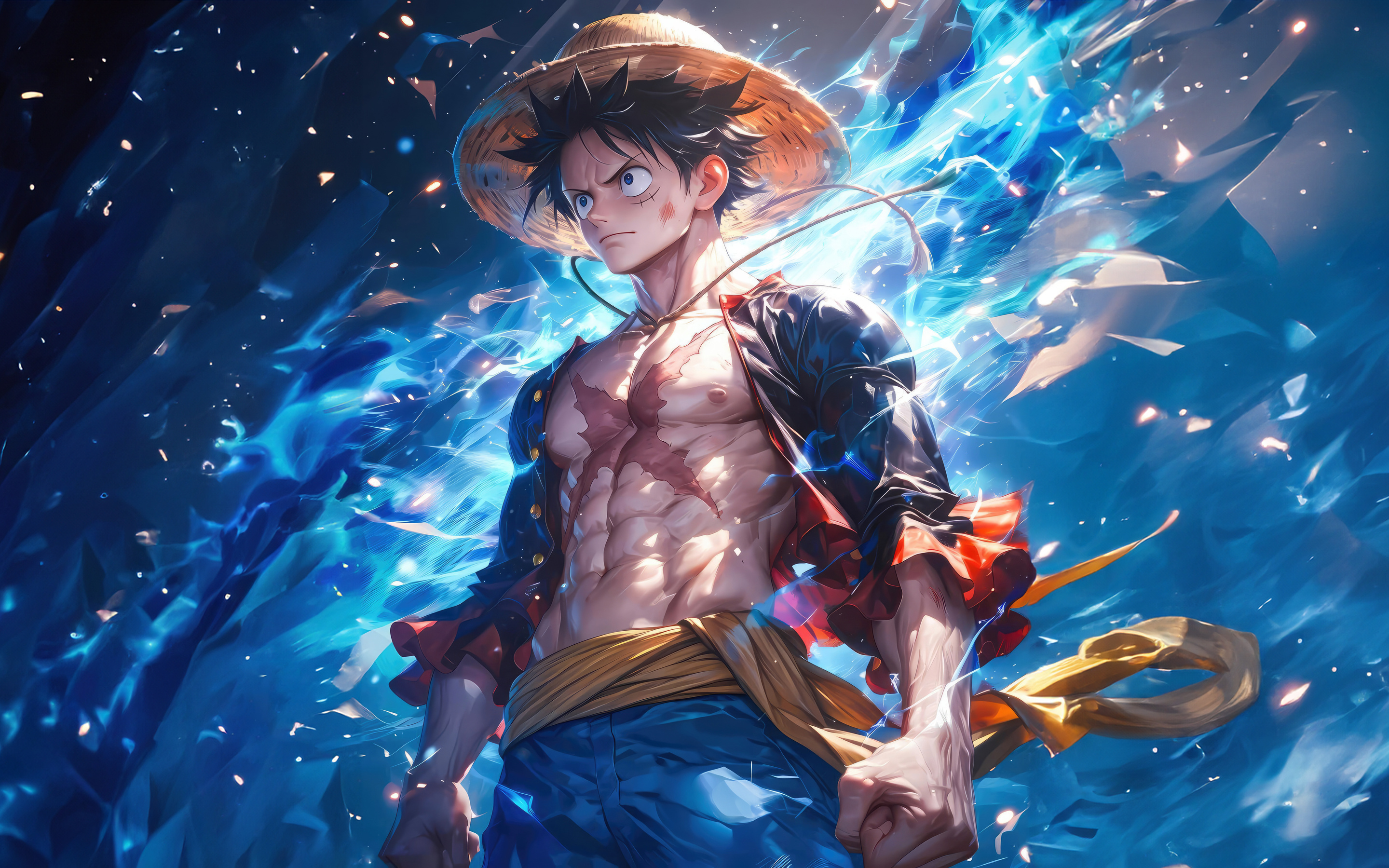 2880x1800 Monkey D Luffy Rubber Warrior Macbook Pro Retina ,HD 4k ...