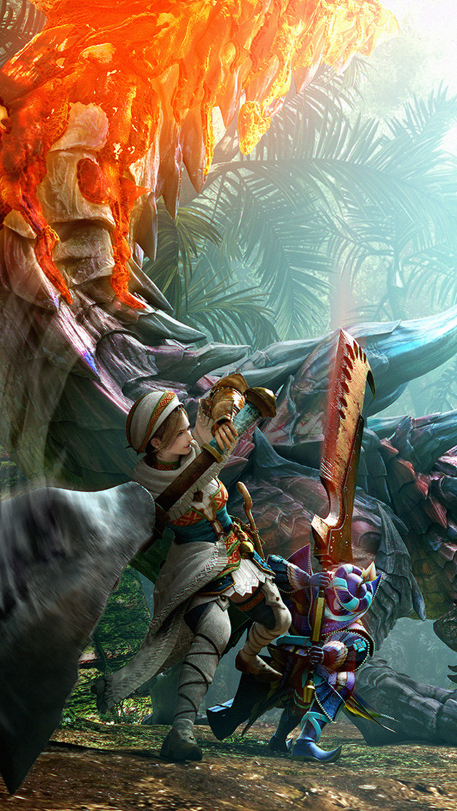 640x1136 Monster Hunter Generations Key Art iPhone 5,5c,5S,SE ,Ipod Touch  HD 4k Wallpapers, Images, Backgrounds, Photos and Pictures