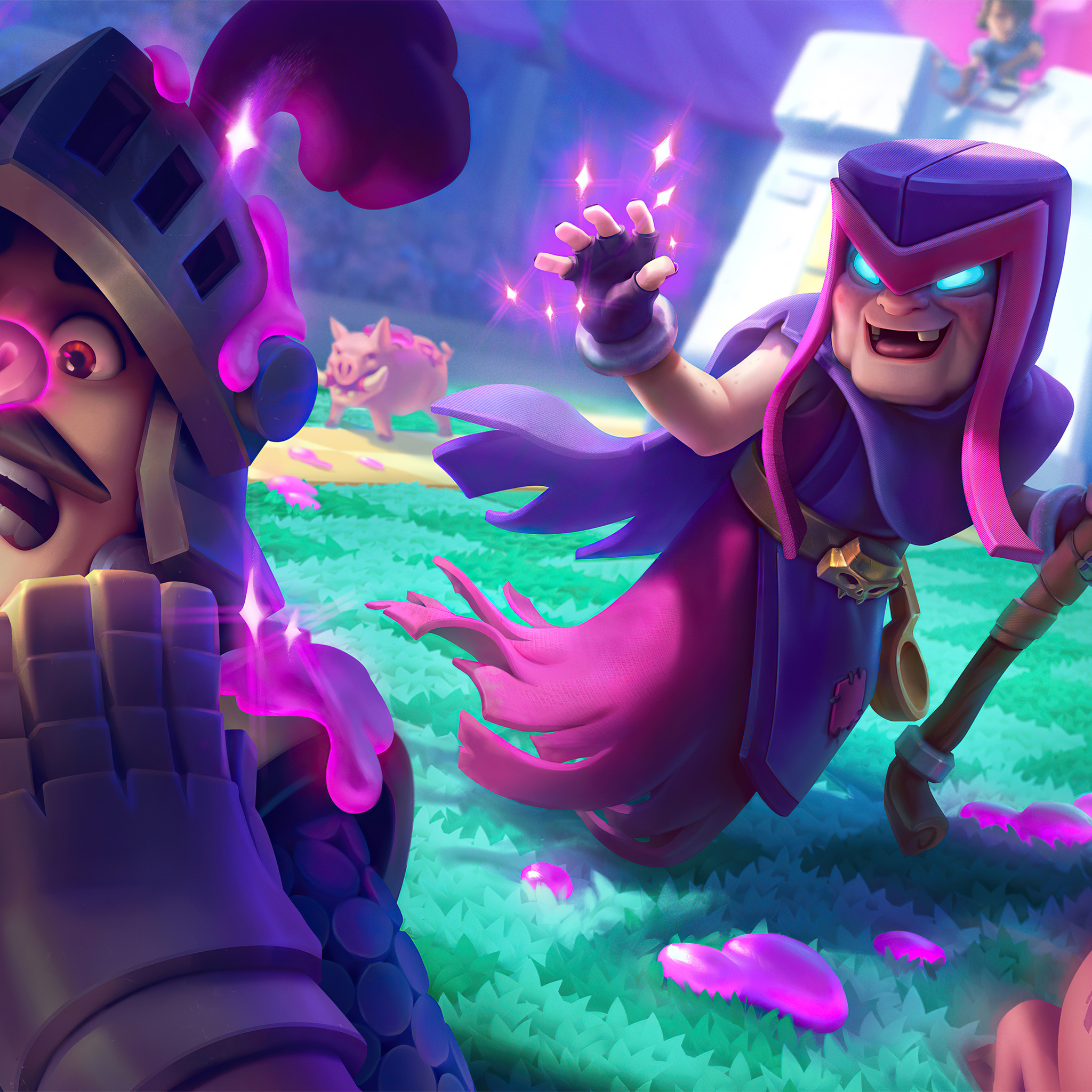 2048x2048 Motherwitch Clash Royale 4k Ipad Air HD 4k Wallpapers, Images,  Backgrounds, Photos and Pictures