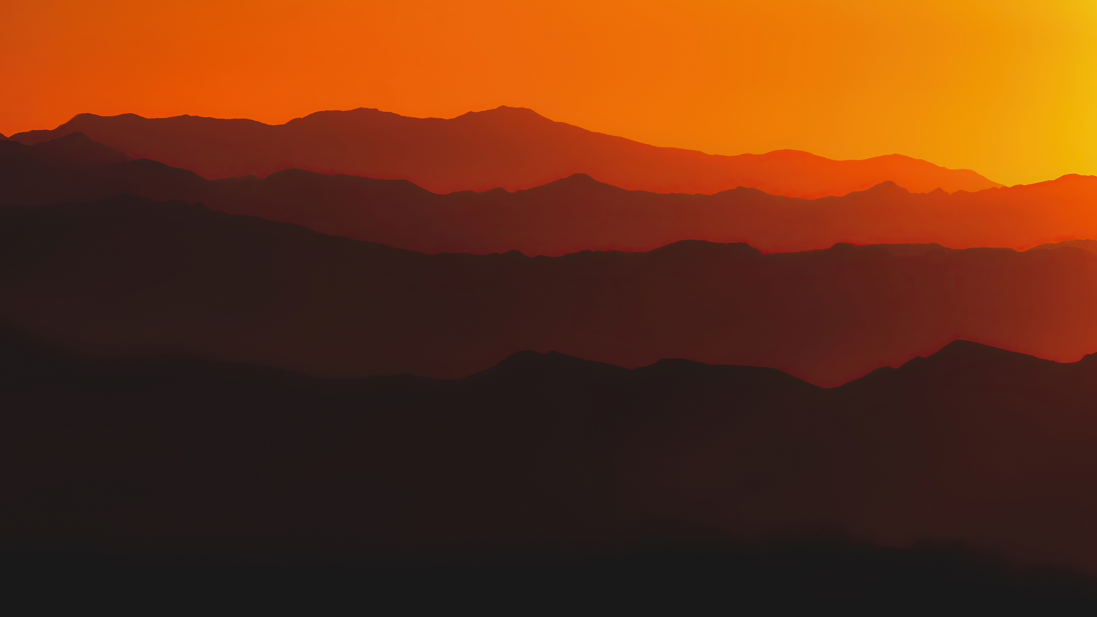 3840x2160 Mountains Steps Sunset 5k 4K