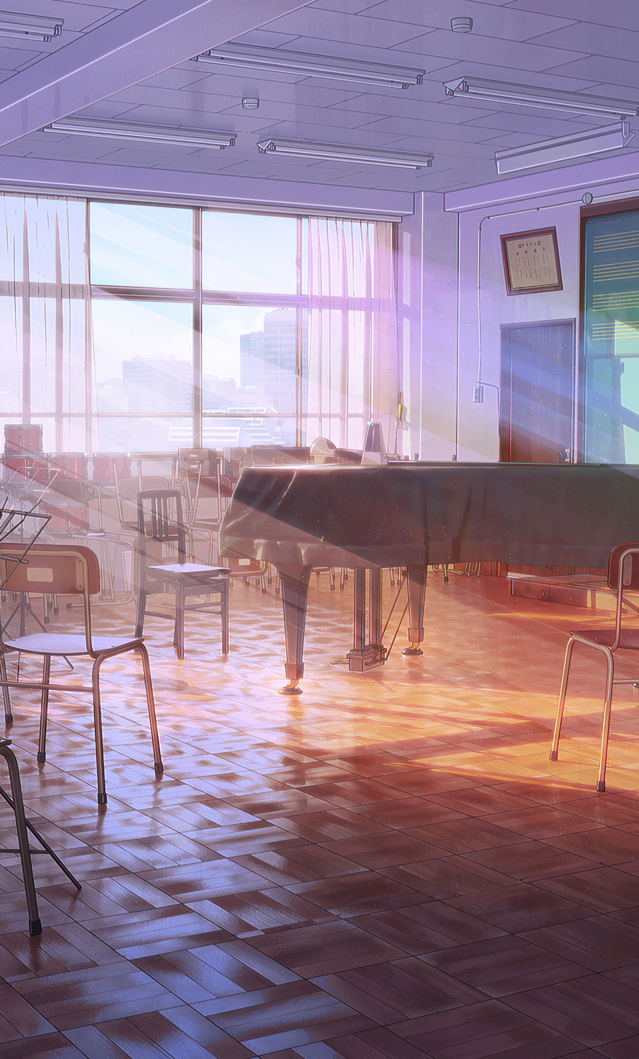 1280x2120 Music Classroom Anime 4k iPhone 6 HD 4k Wallpapers Images  Backgrounds Photos and Pictures