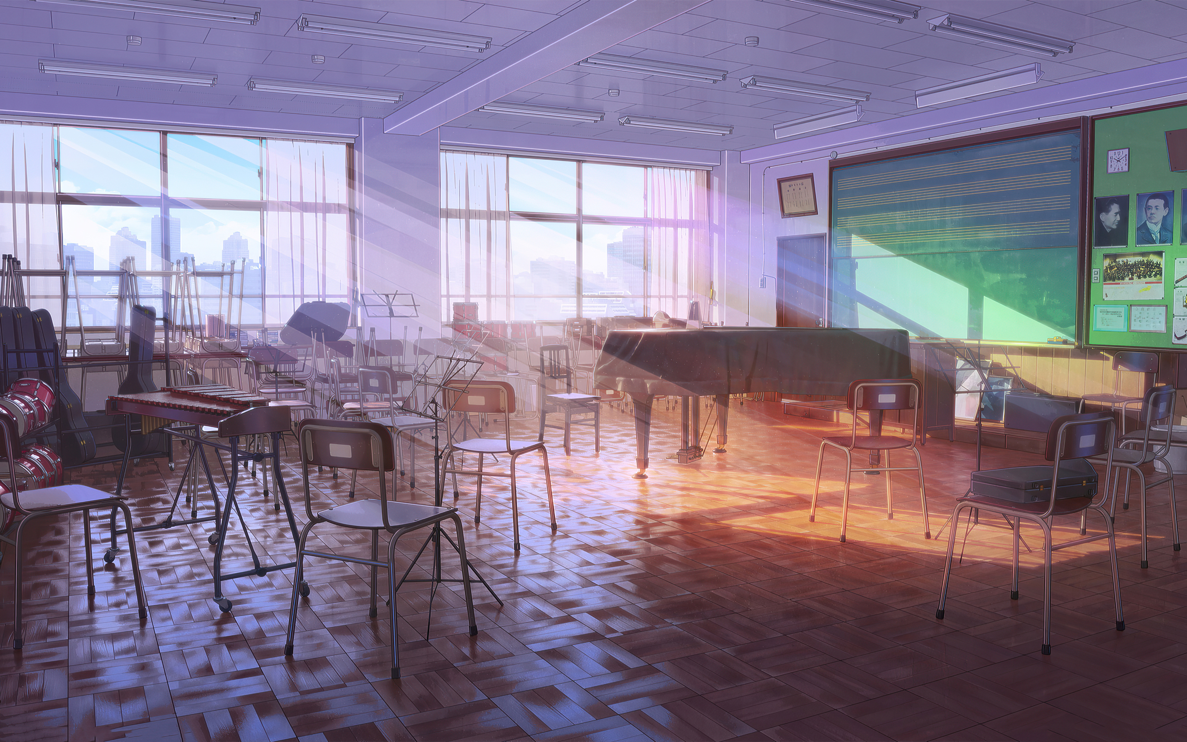 3840x2400 Music Classroom Anime 4k 4k HD 4k Wallpapers, Images, Backgrounds,  Photos and Pictures