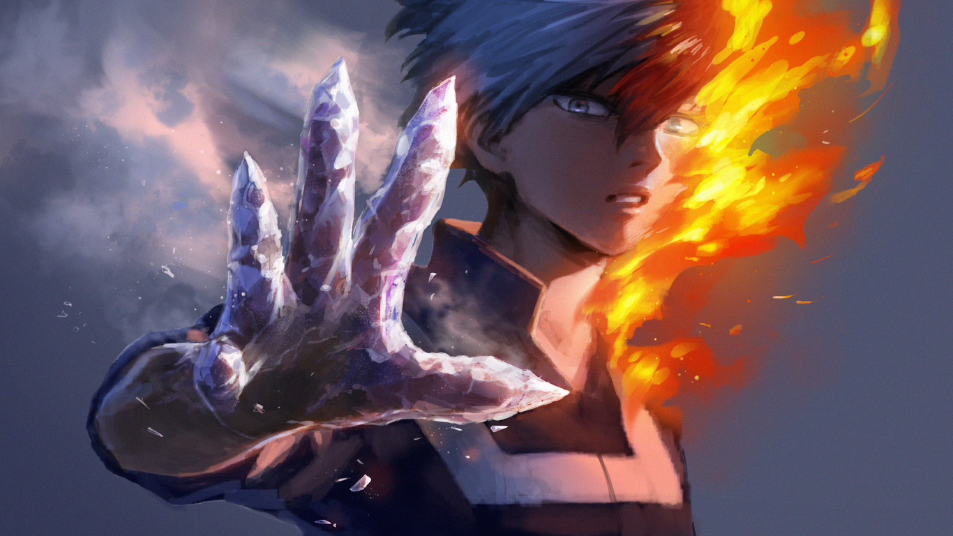 1366x768 My Hero Academia Shouto Todoroki 1366x768 Resolution Hd 4k Wallpapers Images Backgrounds Photos And Pictures
