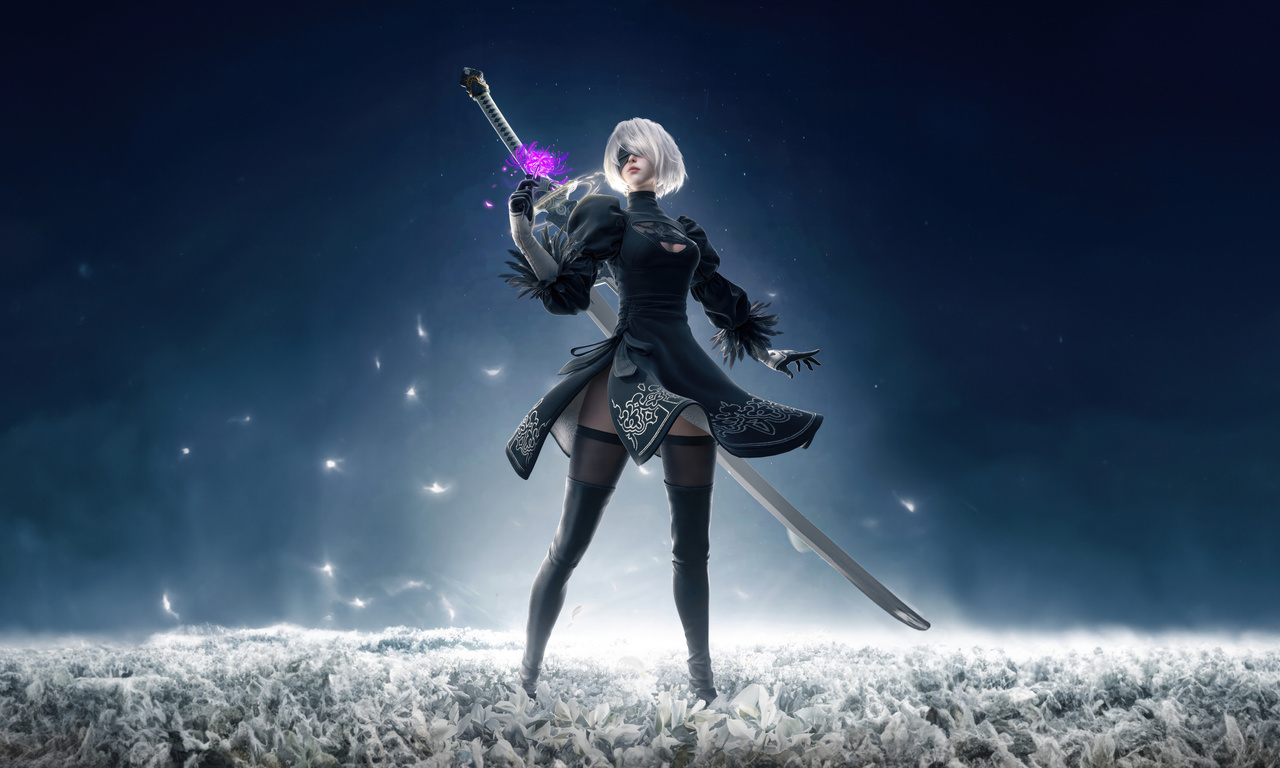 1280x768 Naraka Bladepoint X 2b Nier Automata 8k 1280x768 Resolution HD ...