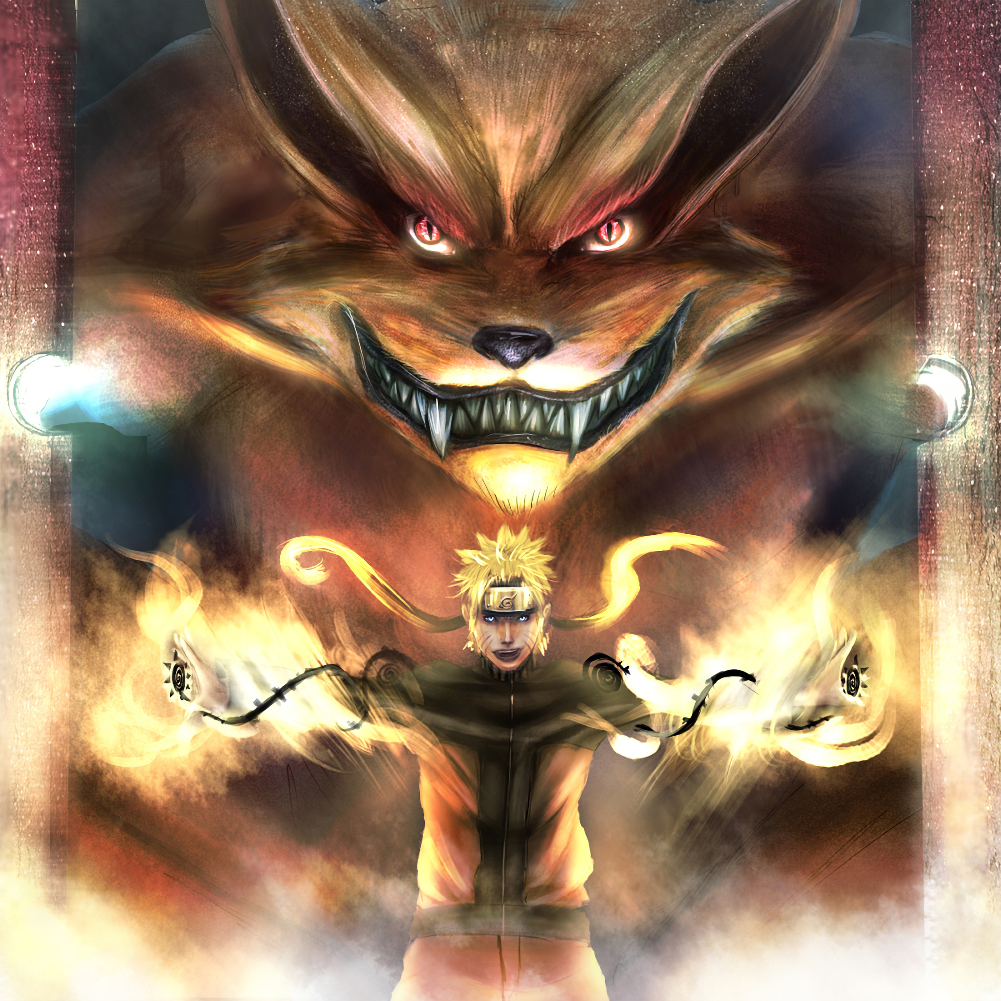 Naruto Cool Pictures With Kurama Minato Y Kurama By Aikawaiichan On Deviantart Naruto