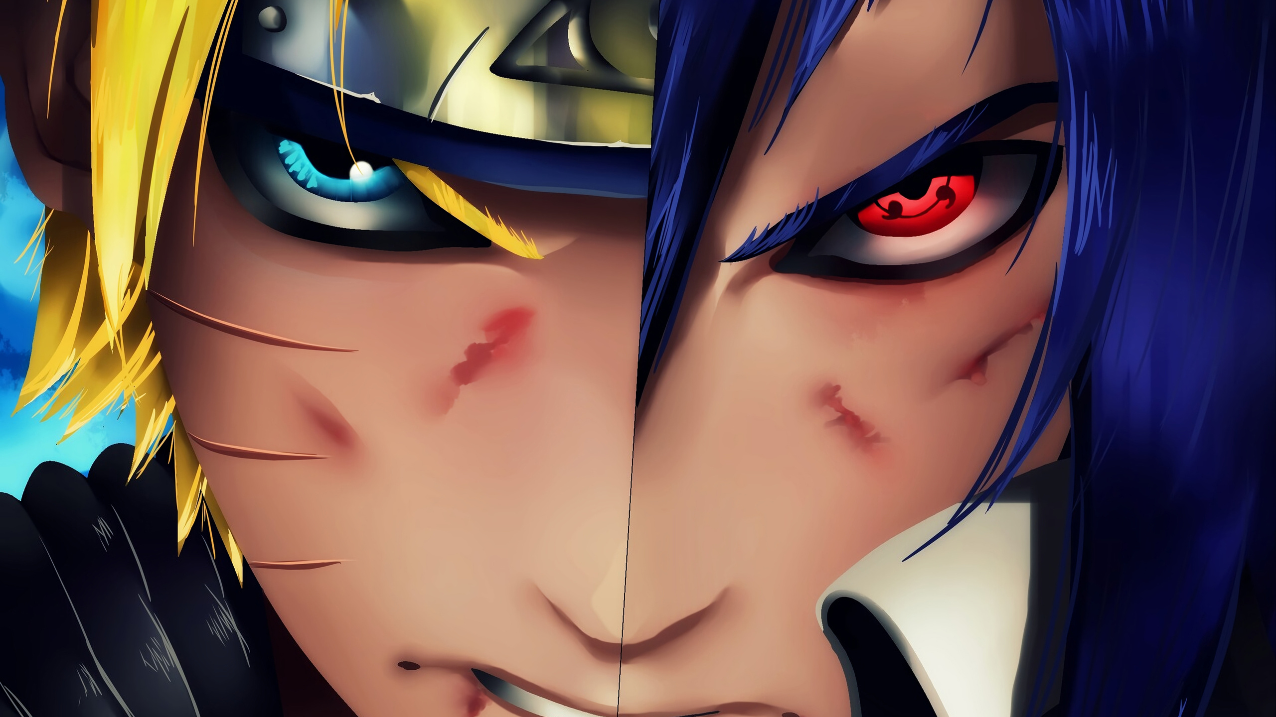 Download Sasuke Vs Naruto Final Battle Wallpaper