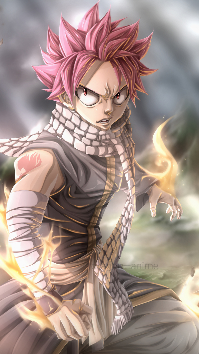 640x1136 Natsu Fairy Tail Anime 4k iPhone 5,5c,5S,SE ,Ipod Touch HD 4k  Wallpapers, Images, Backgrounds, Photos and Pictures