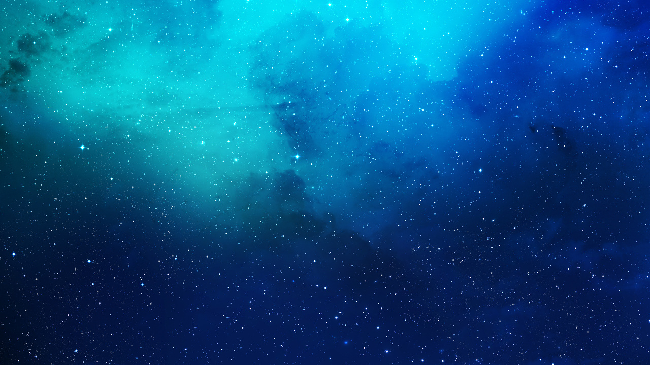 1280x720 Nebula Blue Space 720P HD 4k Wallpapers, Images, Backgrounds ...