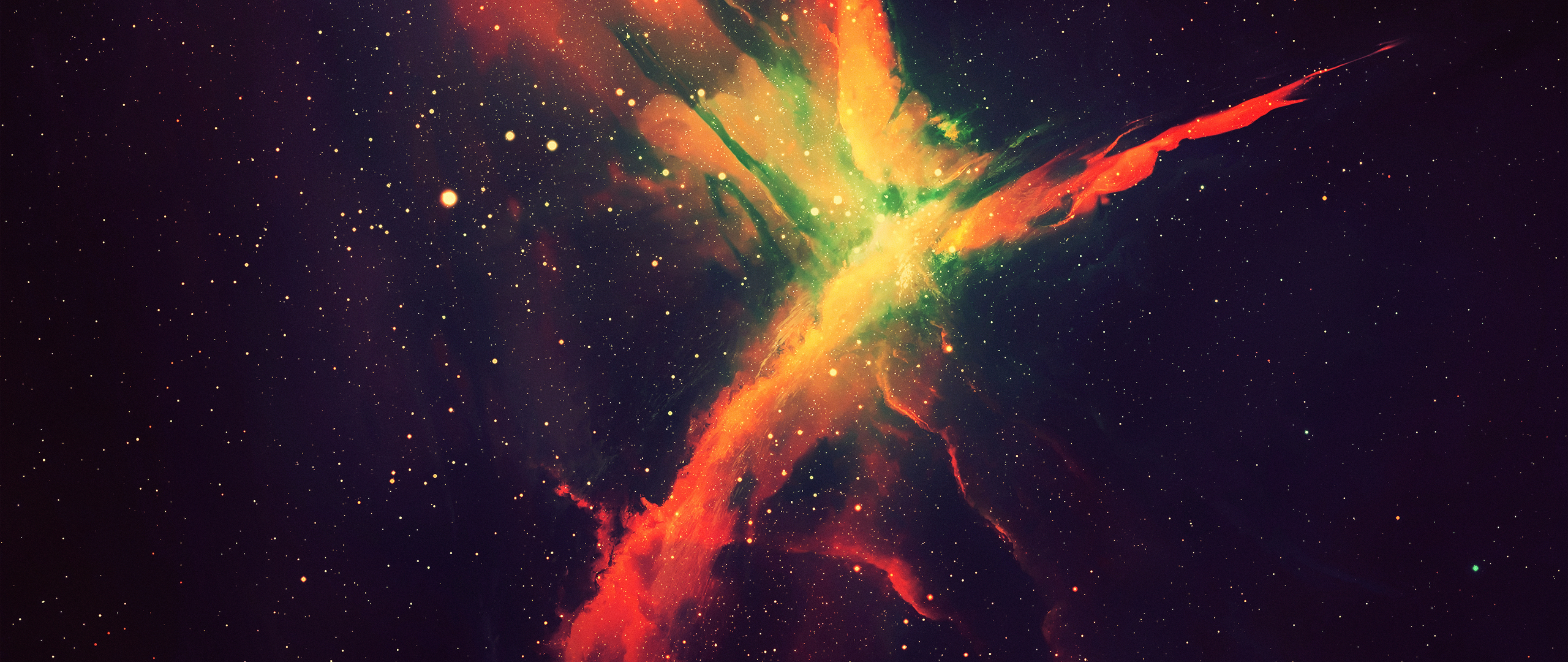 2560x1080 Nebula Galaxy Space Art 4k 2560x1080 Resolution ...