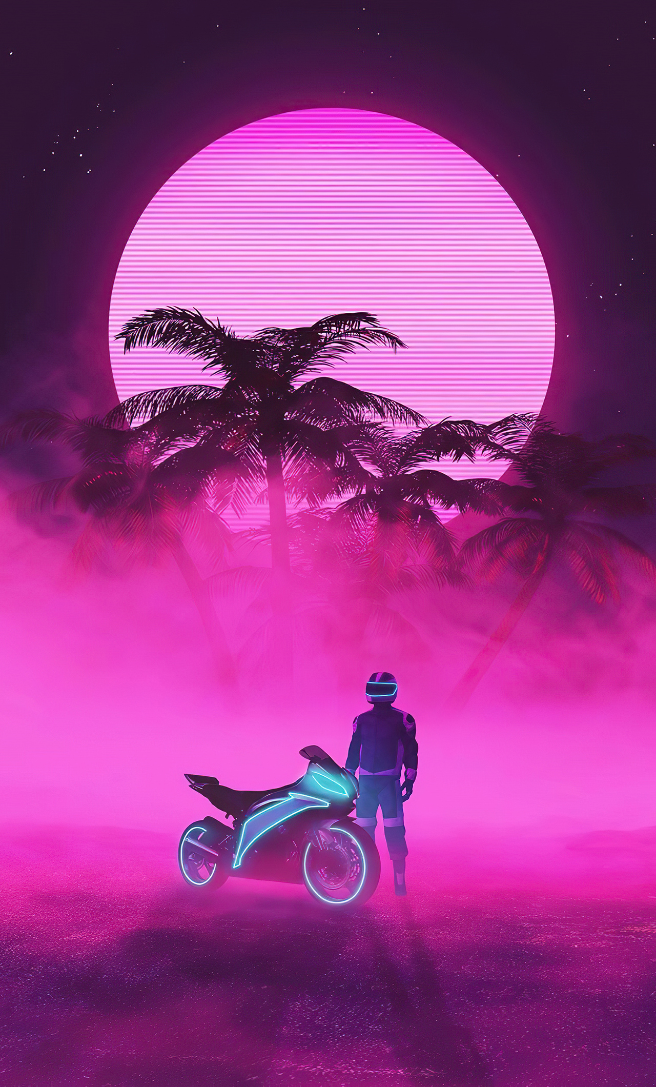 1280x2120 Neon Biker Boy 4k Iphone 6 Hd 4k Wallpapers Images Backgrounds Photos And Pictures