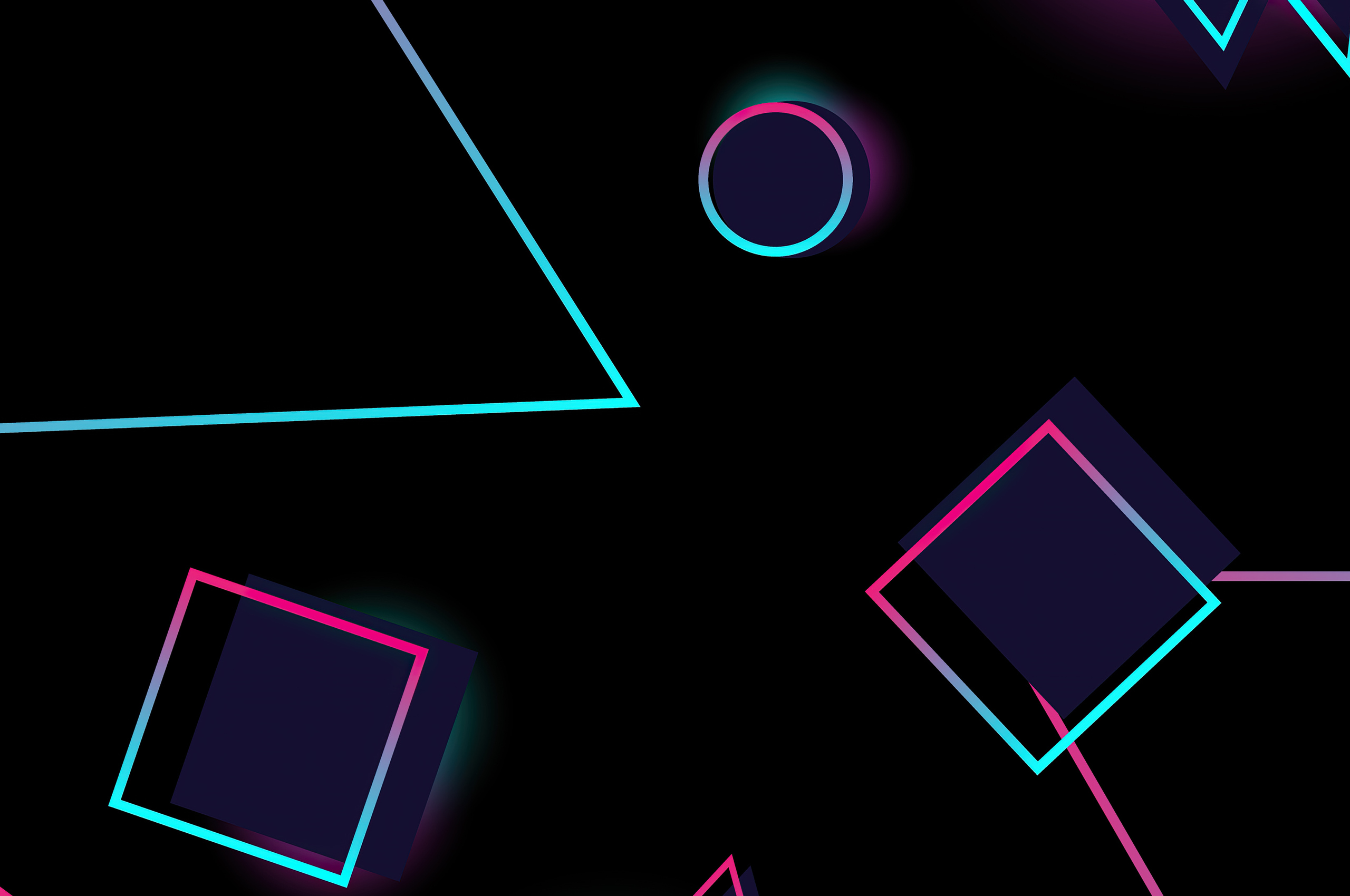 2560x1700 Neon Circles And Triangle 4k Chromebook Pixel HD 4k Wallpapers,  Images, Backgrounds, Photos and Pictures