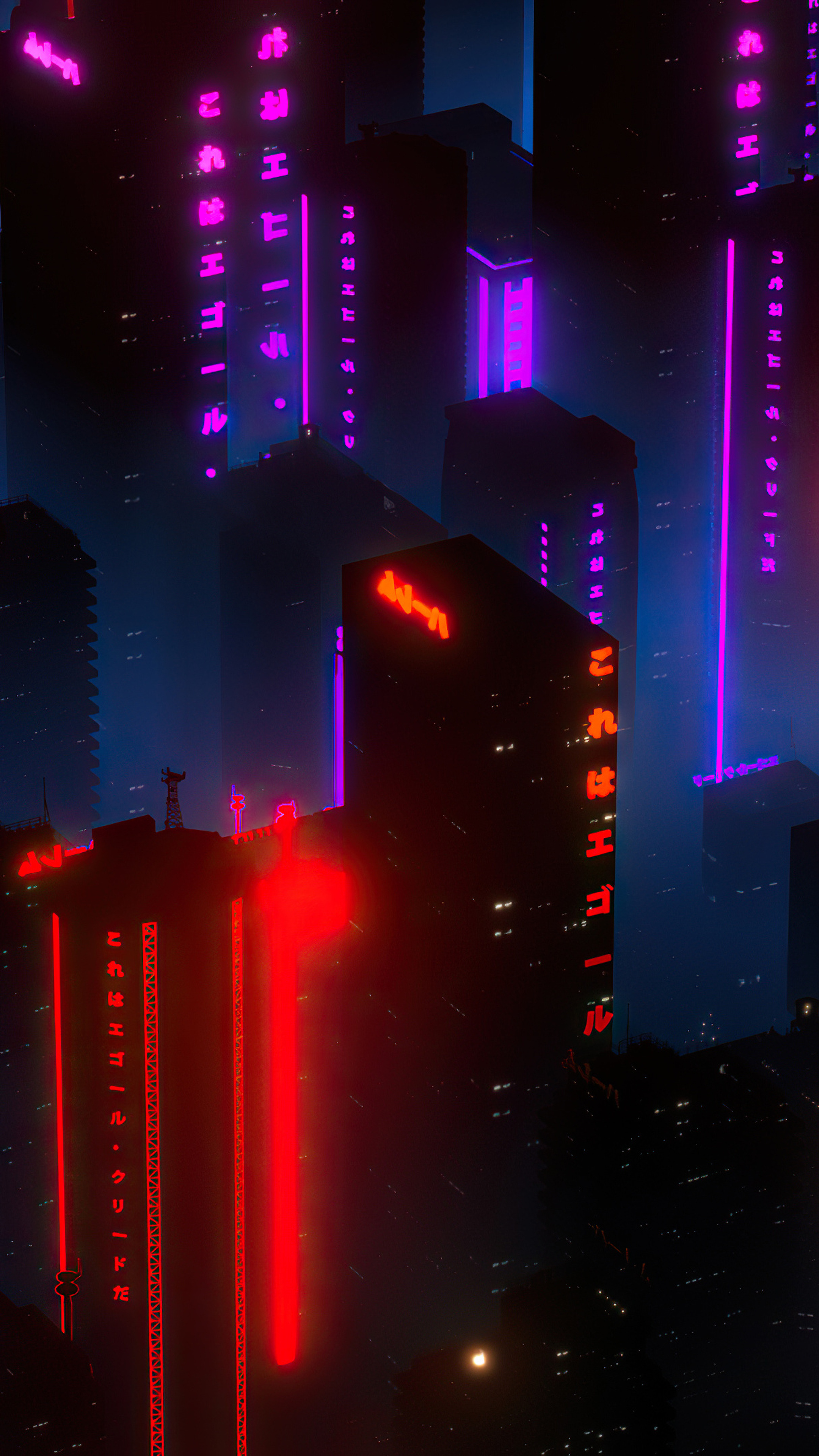 2160x3840 Neon City Buildings 4k Sony Xperia Xxzz5 Premium Hd 4k Wallpapers Images 3196