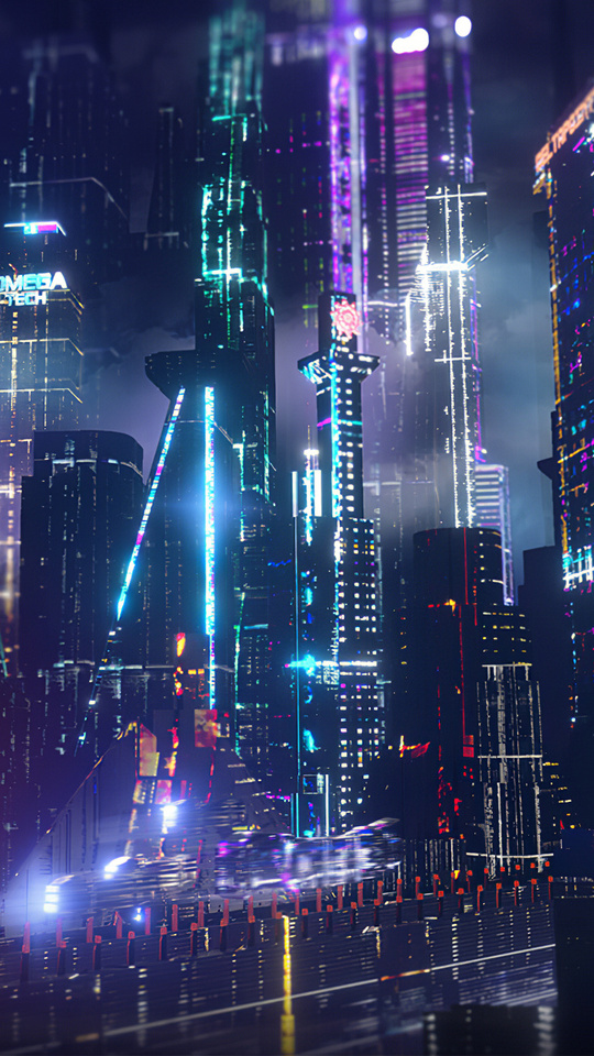 540x960 Neon City Lights 4k 540x960 Resolution HD 4k Wallpapers, Images ...