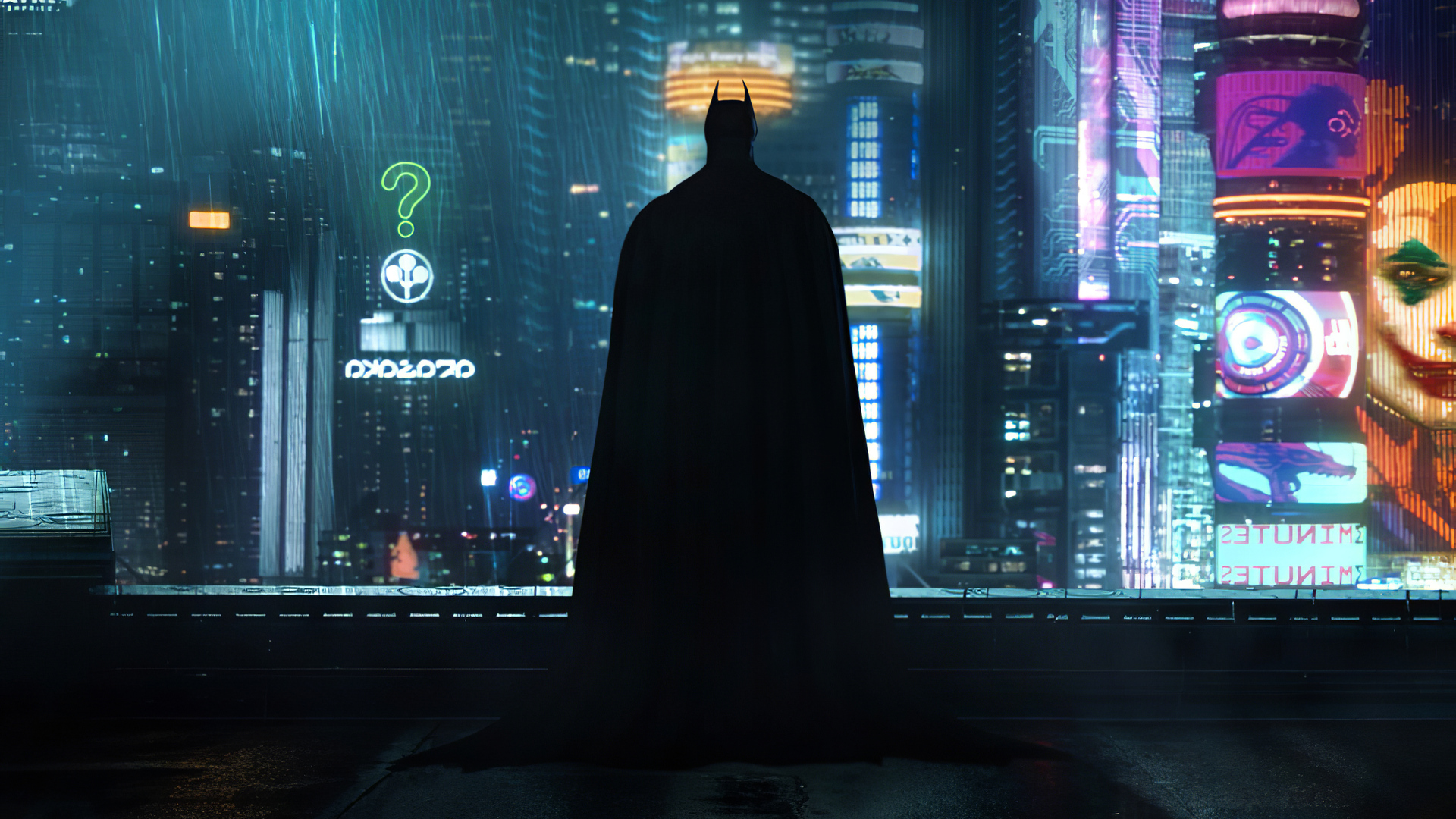 1920x1080 Neon Gotham Batman 4k Laptop Full HD 1080P HD 4k ...
