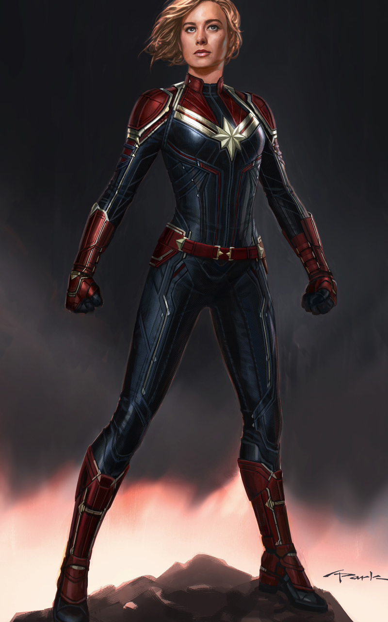 800x1280 New Captain Marvel Concept Art Nexus 7,samsung Galaxy Tab 10 