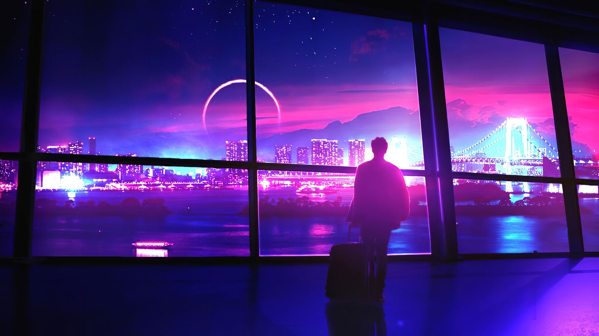 Neon Lights City Cyberpunk HD Wallpaper - KDE Store