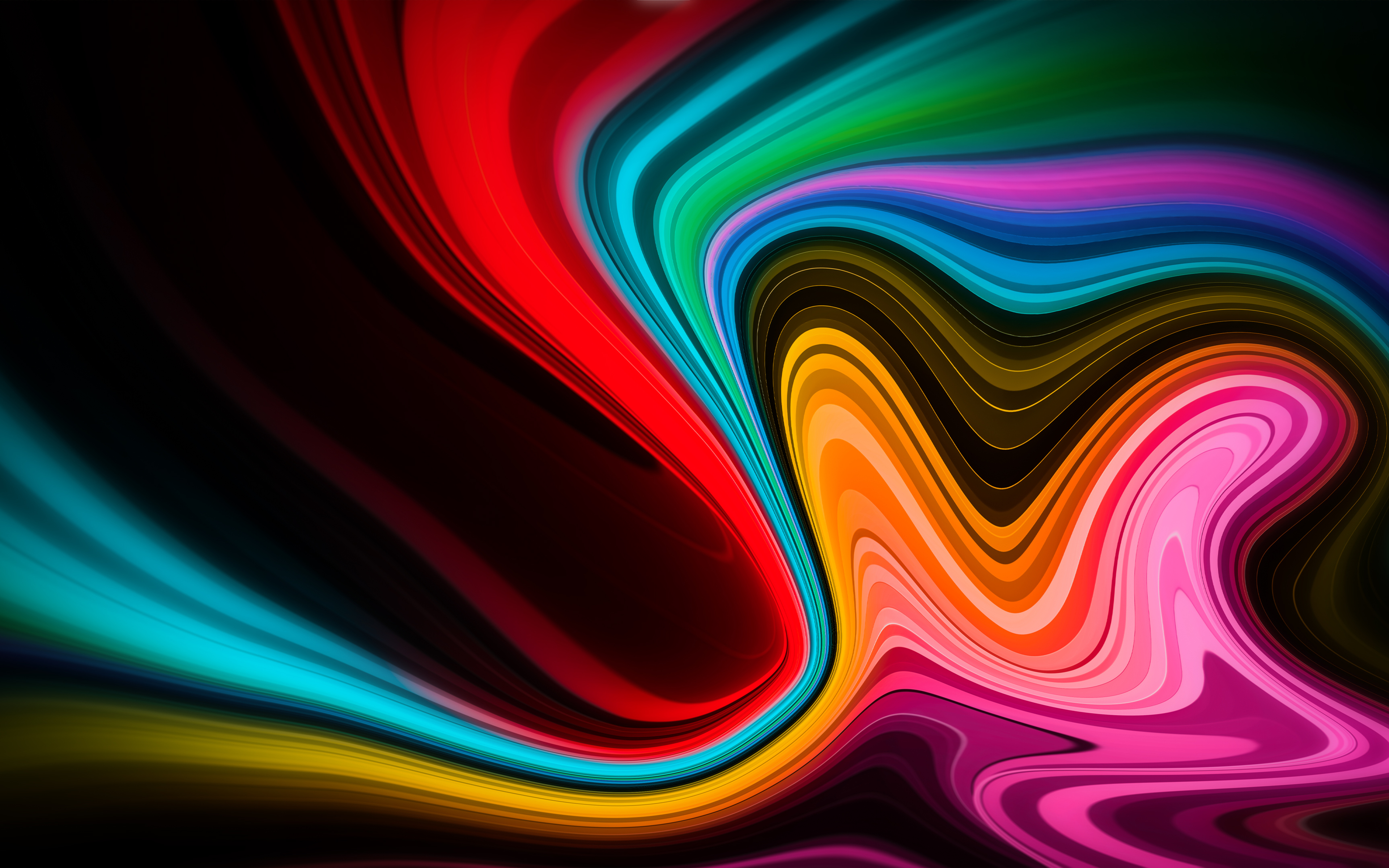 3840x2400 New Colors Formation Abstract 4k 4k HD 4k ...