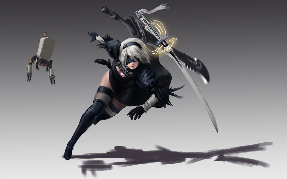 960x600 Nier Automata Artwork 960x600 Resolution HD 4k Wallpapers ...