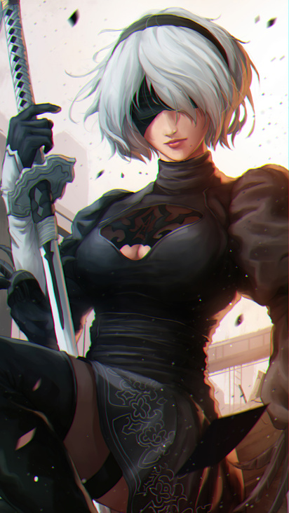 412x732 Nier Automata Game Fanart 412x732 Resolution HD 4k Wallpapers ...