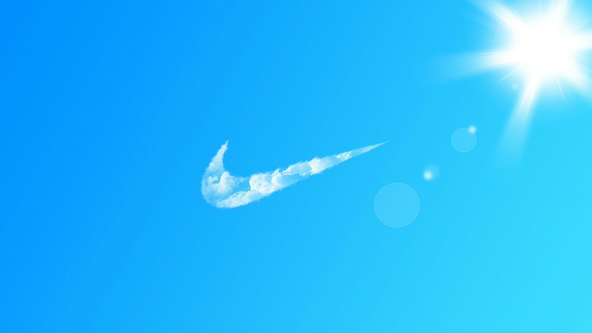 1920x1080 Nike Logo In Clouds 4k Laptop Full HD 1080P ,HD 4k