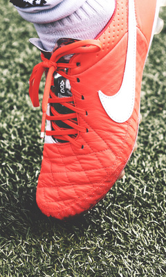 Nike Shoes Ground Football Wallpaper In 240x400 Resolution