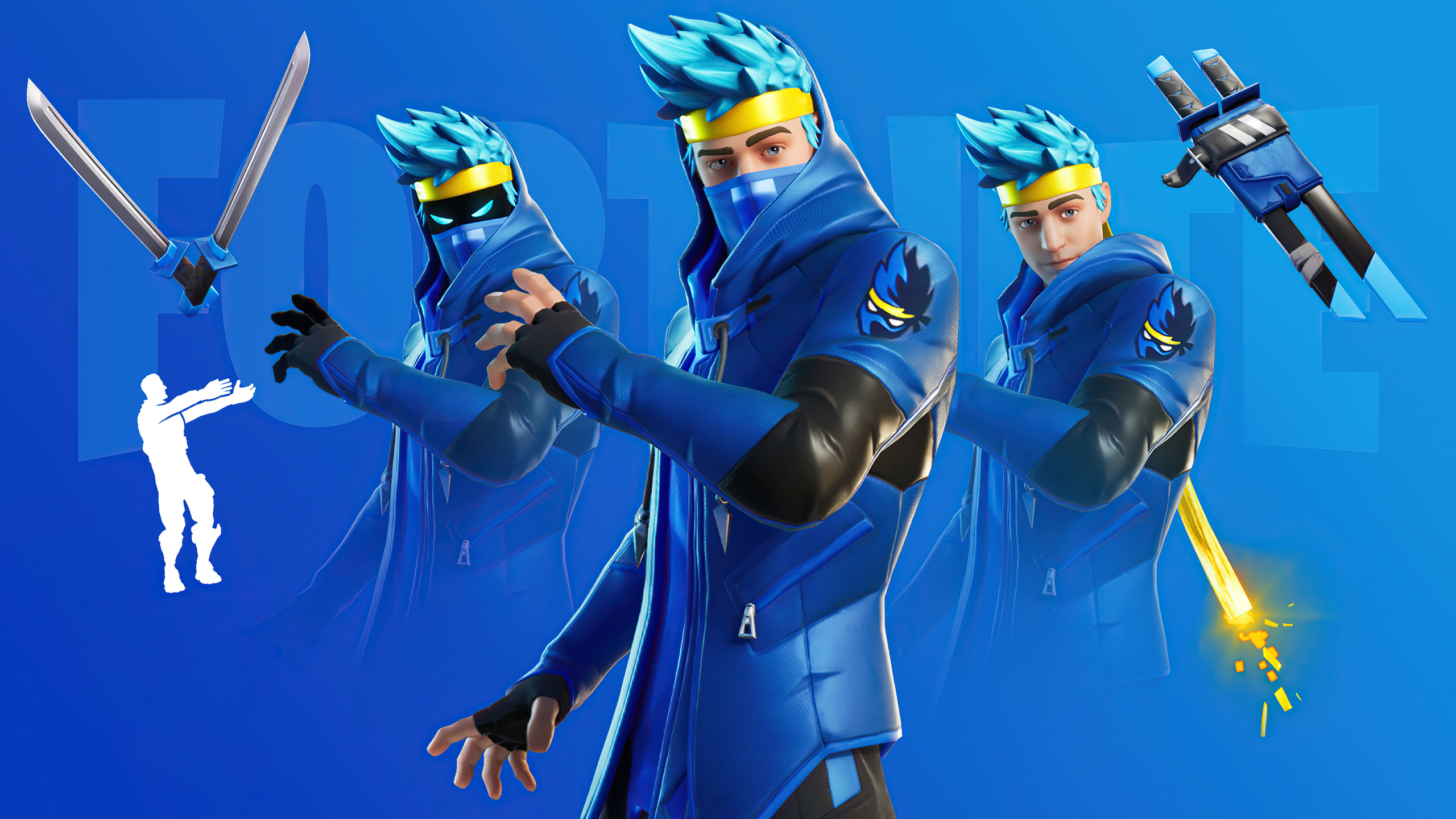 2560x1440 Ninja Fortnite 4k 1440P Resolution HD 4k Wallpapers, Images, Backgrounds, Photos and ...