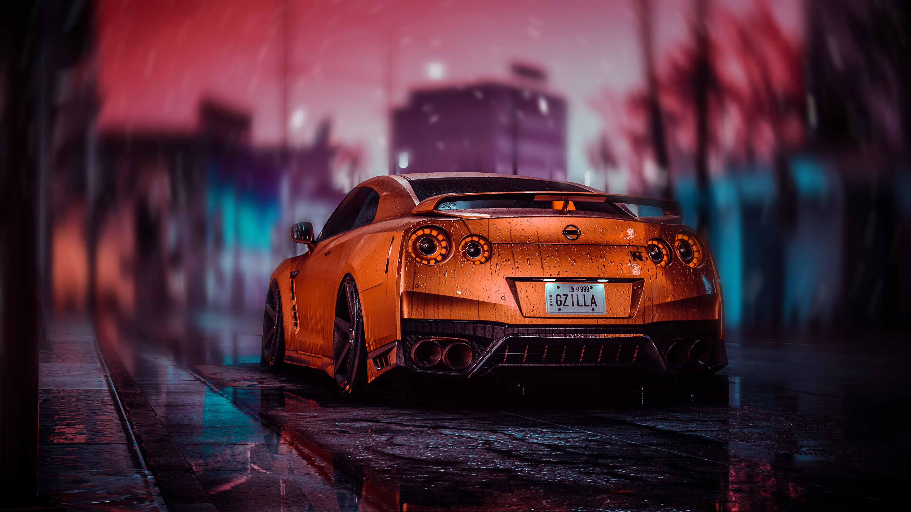 3840x2160 Nissan Gtr Nfs Rear 4k 4K ,HD 4k Wallpapers,Images ...