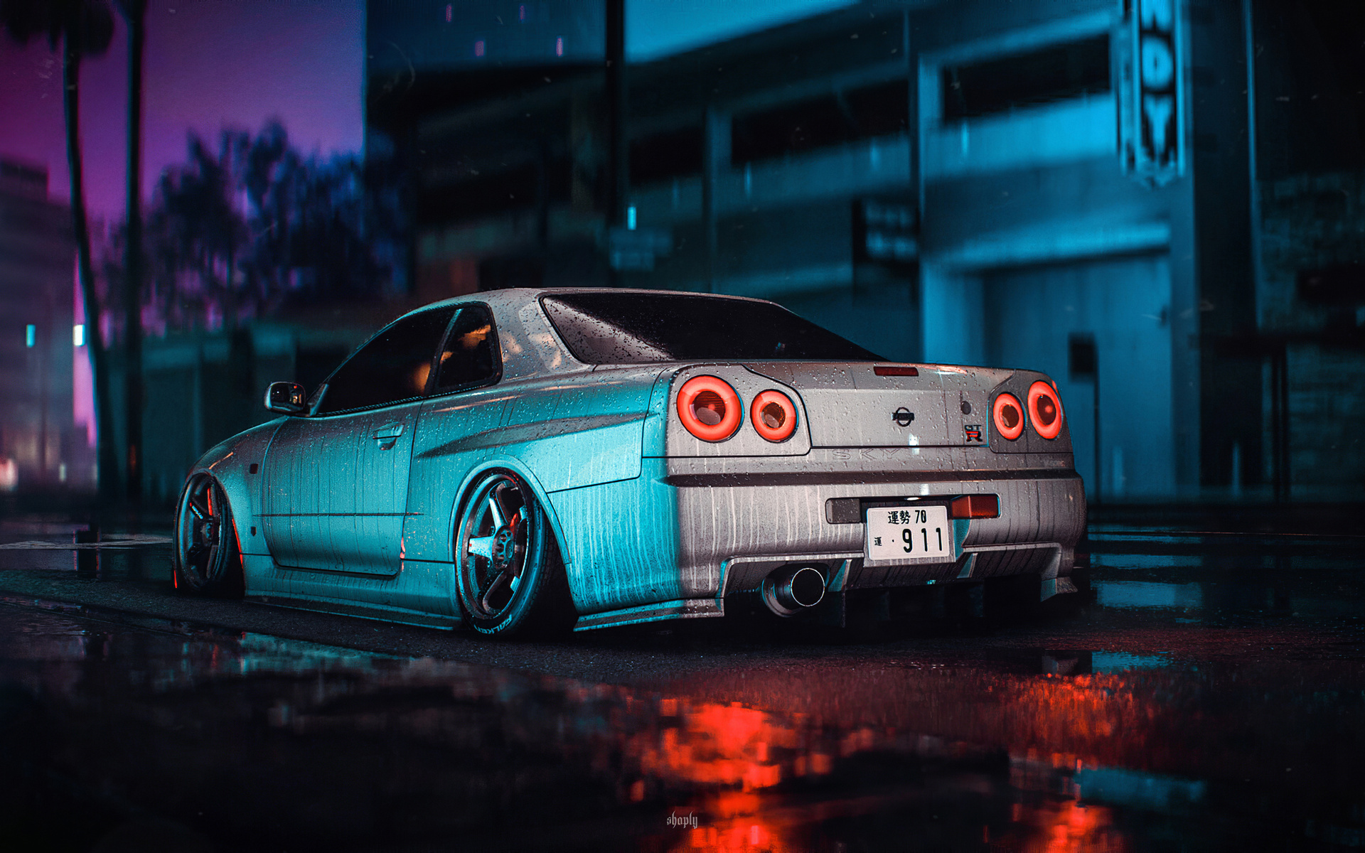 Nissan skyline обои на пк