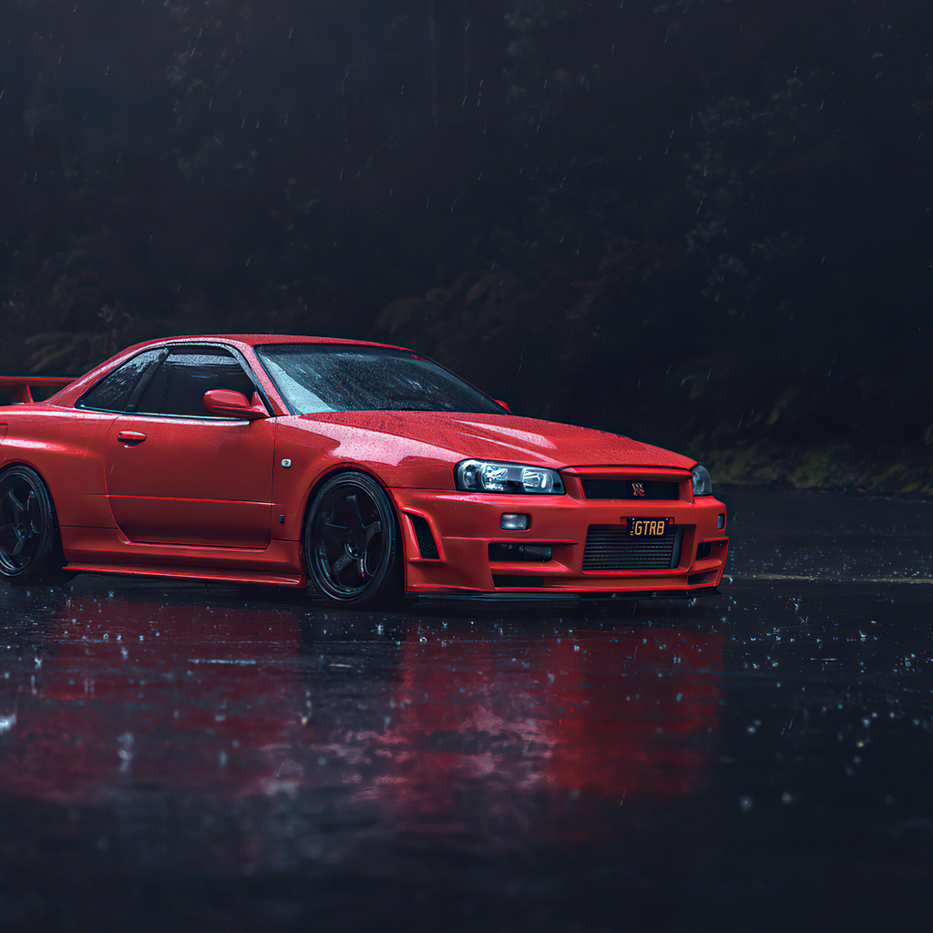 1024x1024 Nissan Skyline R34 4k 1024x1024 Resolution HD 4k Wallpapers