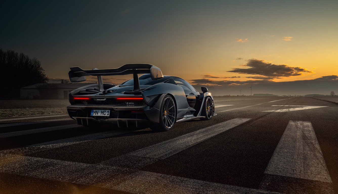 1336x768 Novitec McLaren Senna 2020 Rear Laptop HD ,HD 4k Wallpapers ...