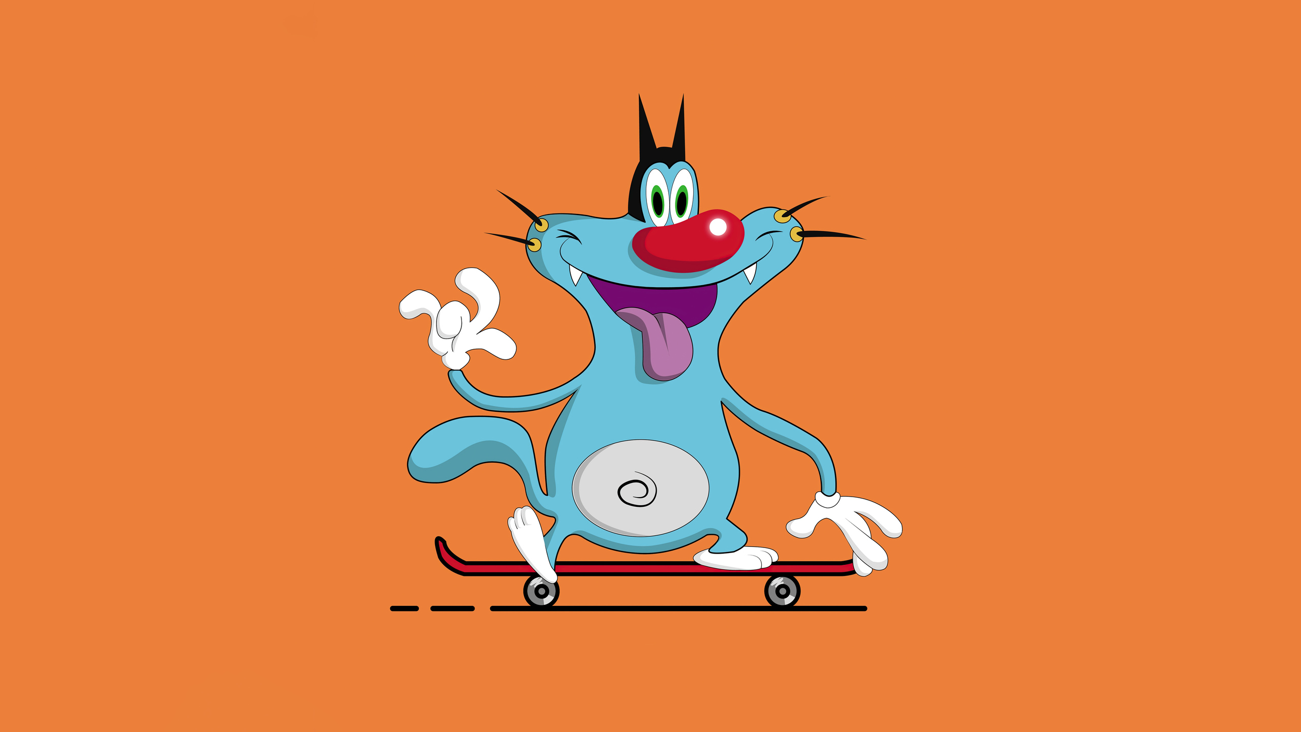 2560x1440 Oggy Minimal Art 5k 1440P Resolution HD 4k Wallpapers, Images,  Backgrounds, Photos and Pictures