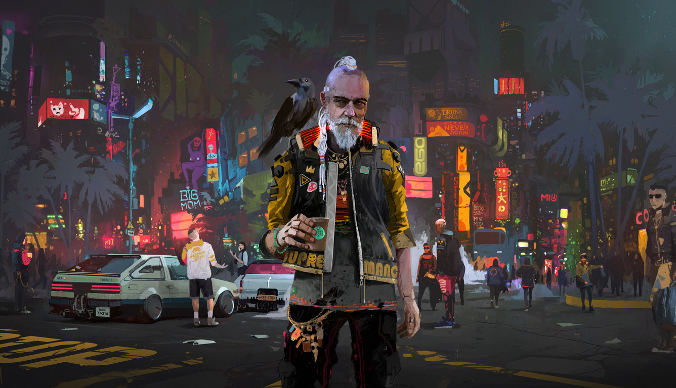 Cyberpunk 2077 Neon City HD Wallpaper - KDE Store