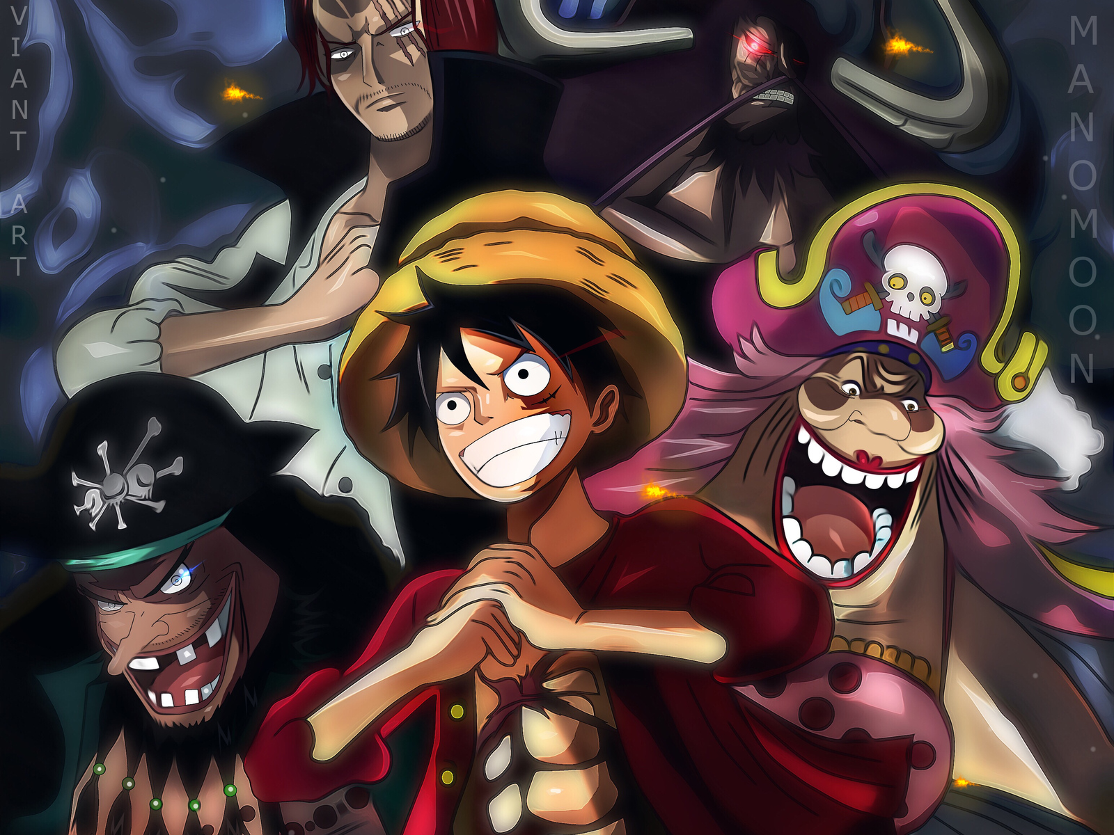 1600x1200 One Piece Charlotte Linlin Kaido Marshall D Teach Monkey D Luffy  Shanks 1600x1200 Resolution HD 4k Wallpapers, Images, Backgrounds, Photos  and Pictures