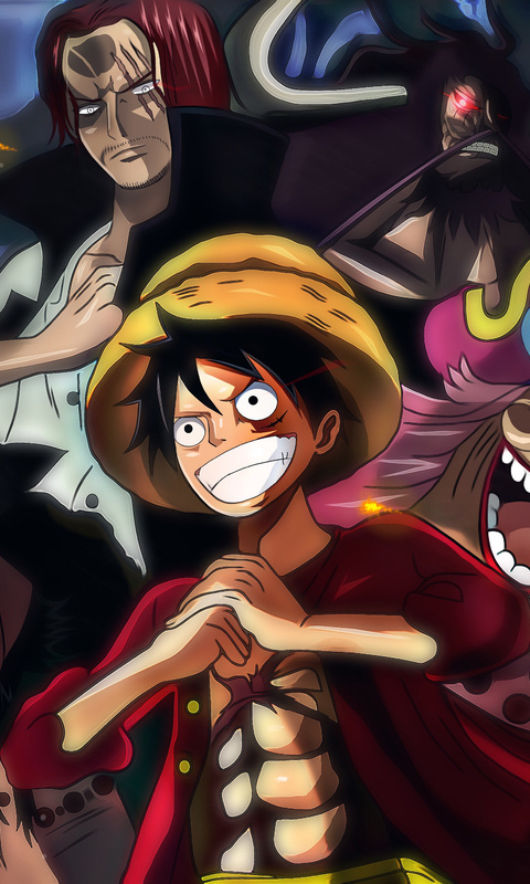 480x800 One Piece Charlotte Linlin Kaido Marshall D Teach Monkey D Luffy  Shanks Galaxy Note,HTC Desire,Nokia Lumia 520,625 Android HD 4k Wallpapers,  Images, Backgrounds, Photos and Pictures