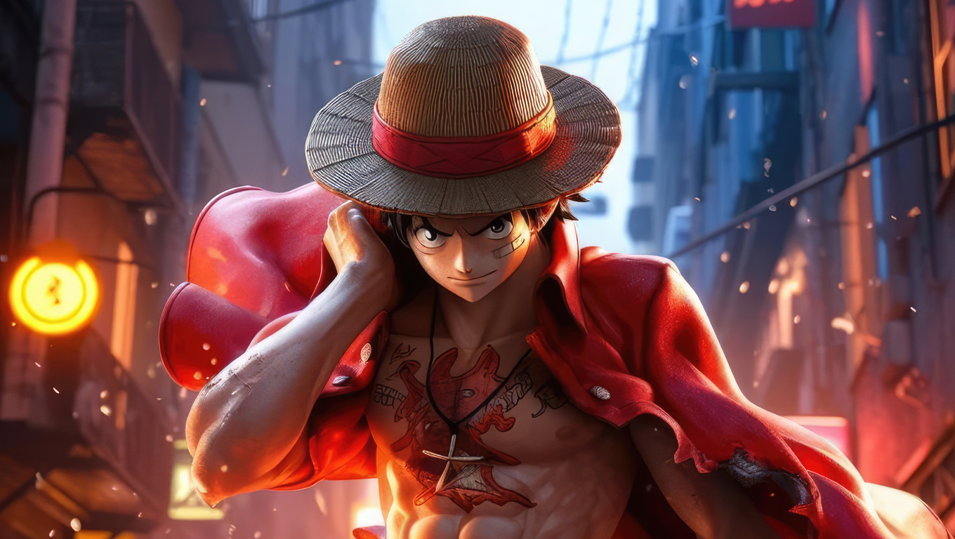 1360x768 One Piece Monkey D Luffy 4k Laptop HD ,HD 4k Wallpapers