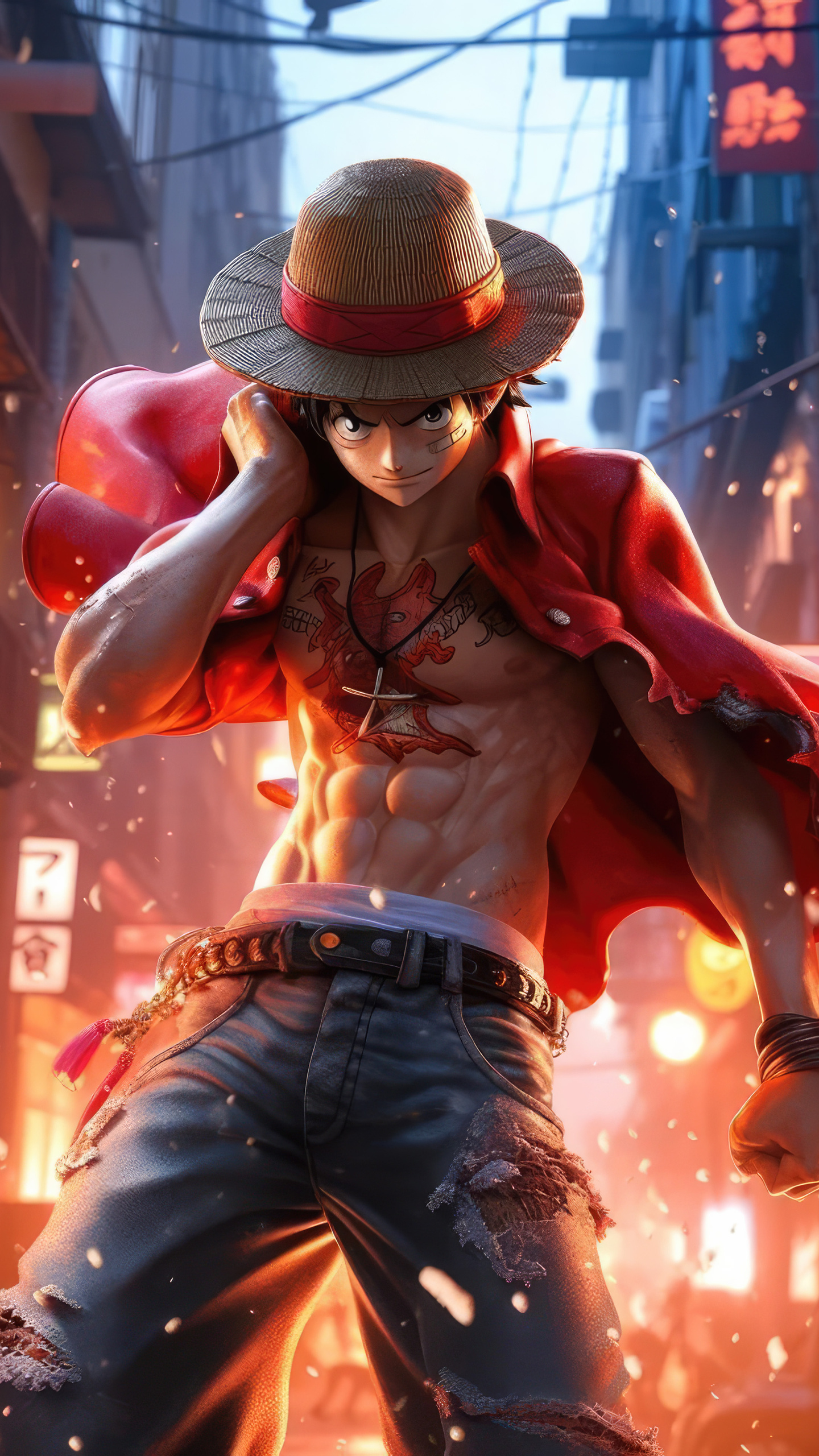 1440x2560 One Piece Monkey D Luffy 4k Samsung Galaxy S6,S7 ,Google ...