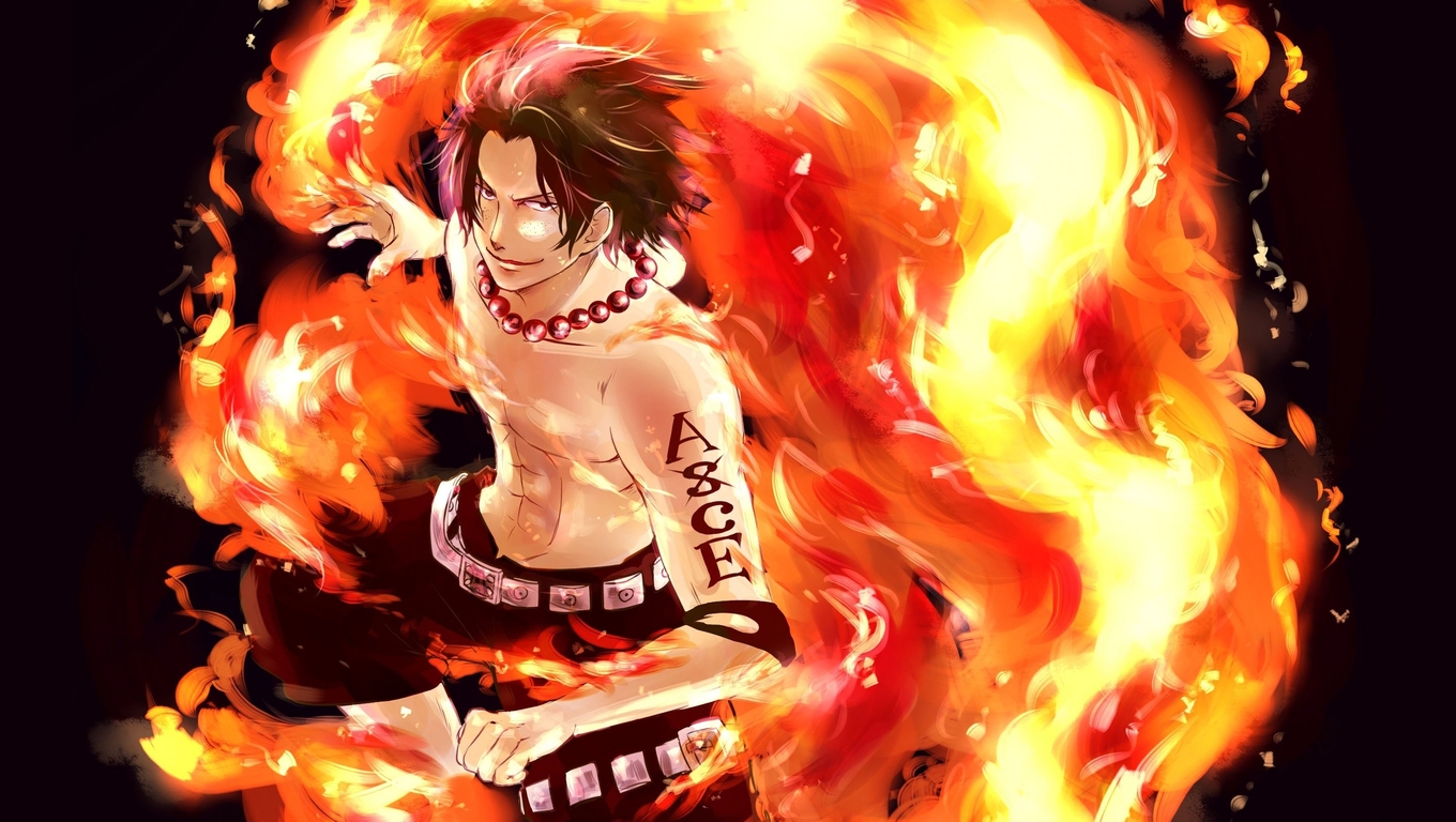 1360x768 One Piece Portgas D Ace Laptop HD HD 4k Wallpapers, Images,  Backgrounds, Photos and Pictures