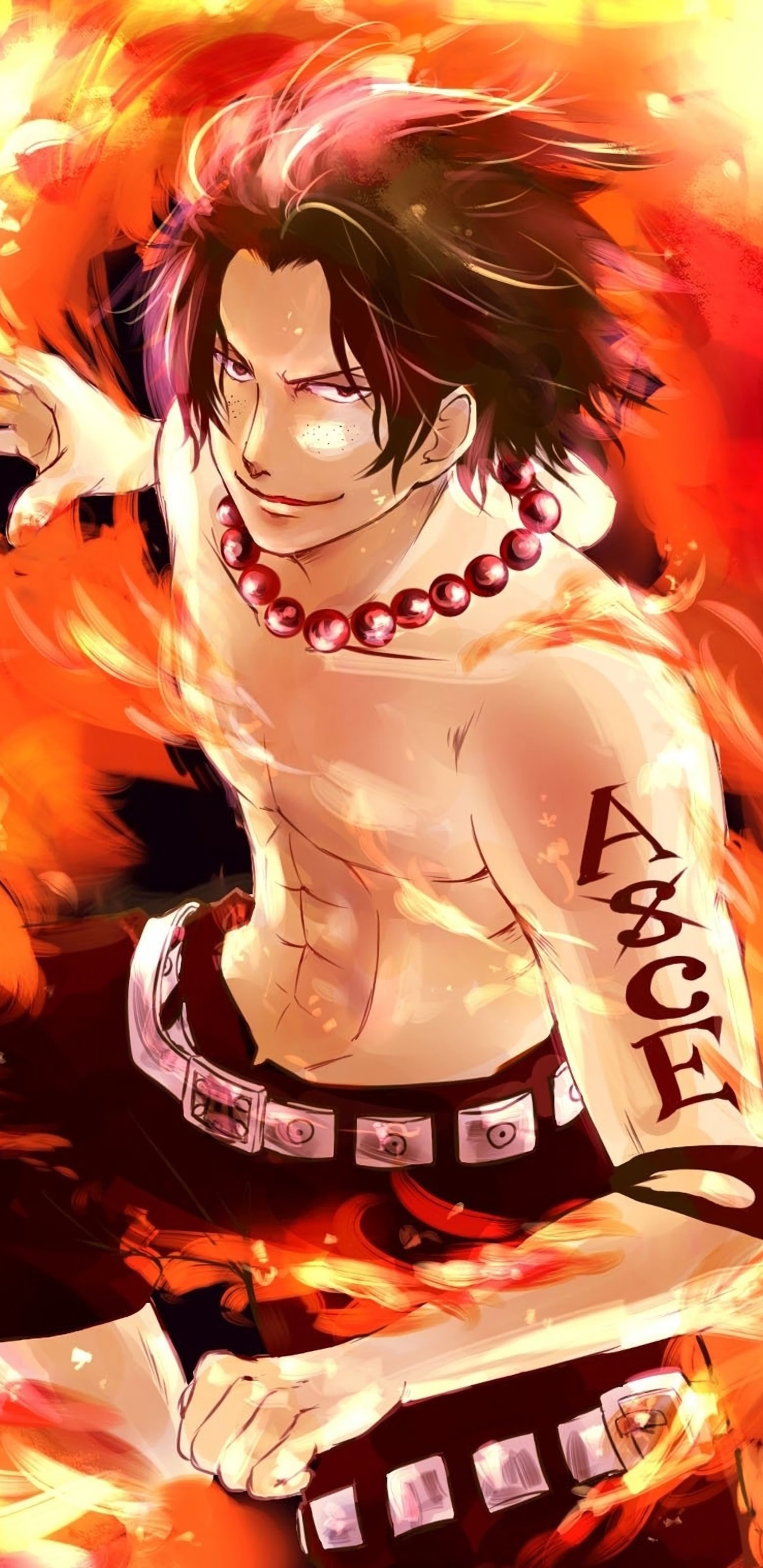 1440x2960 One Piece Portgas D Ace Samsung Galaxy Note 9,8 ...