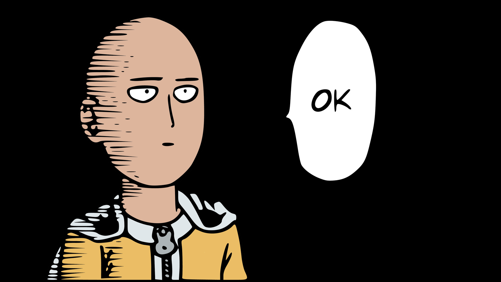 Download One Punch Man Minimalist Wallpapers HD Wallpaper