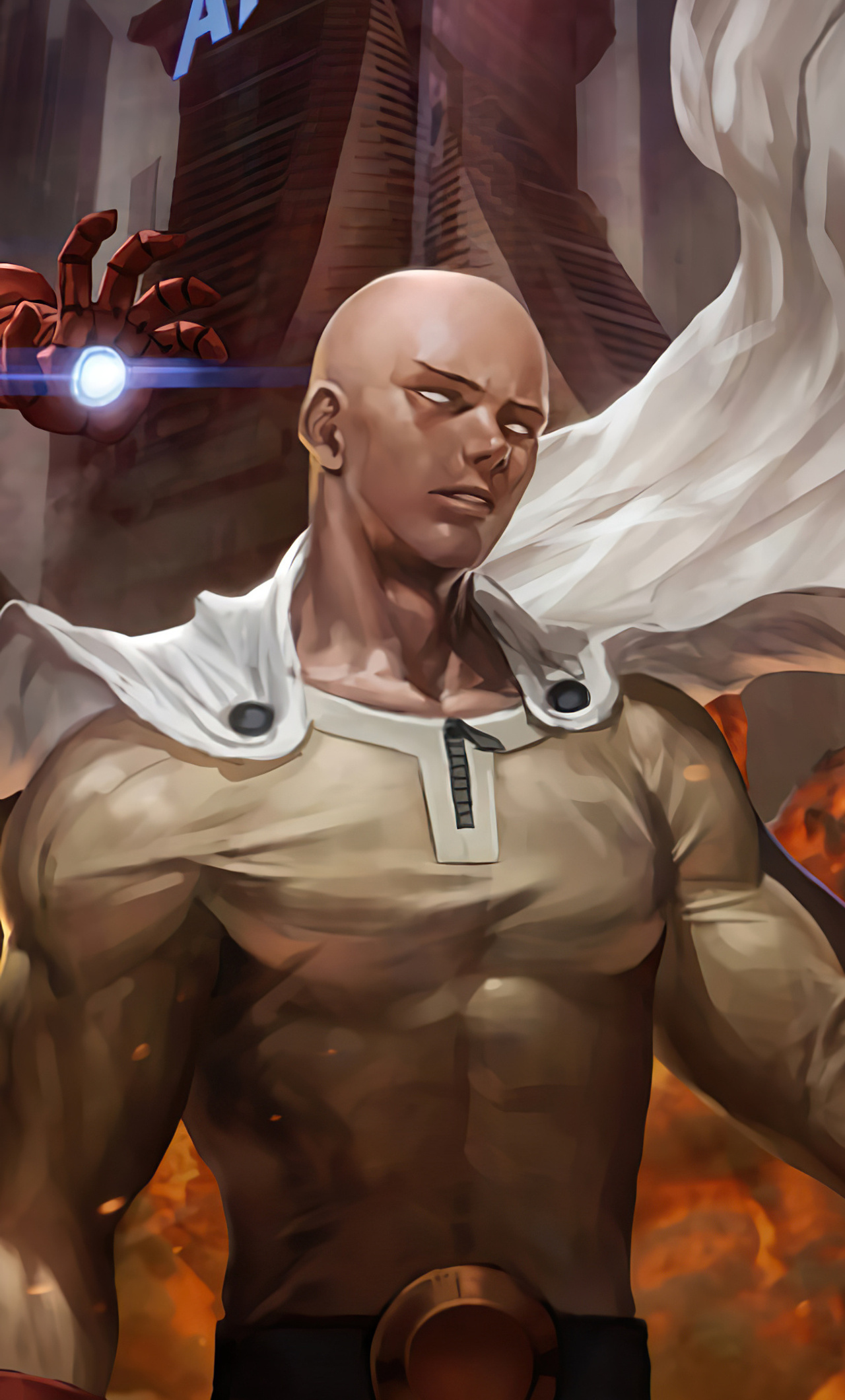 1280x2120 Saitama One Punch Man iPhone 6+ HD 4k Wallpapers, Images,  Backgrounds, Photos and Pictures